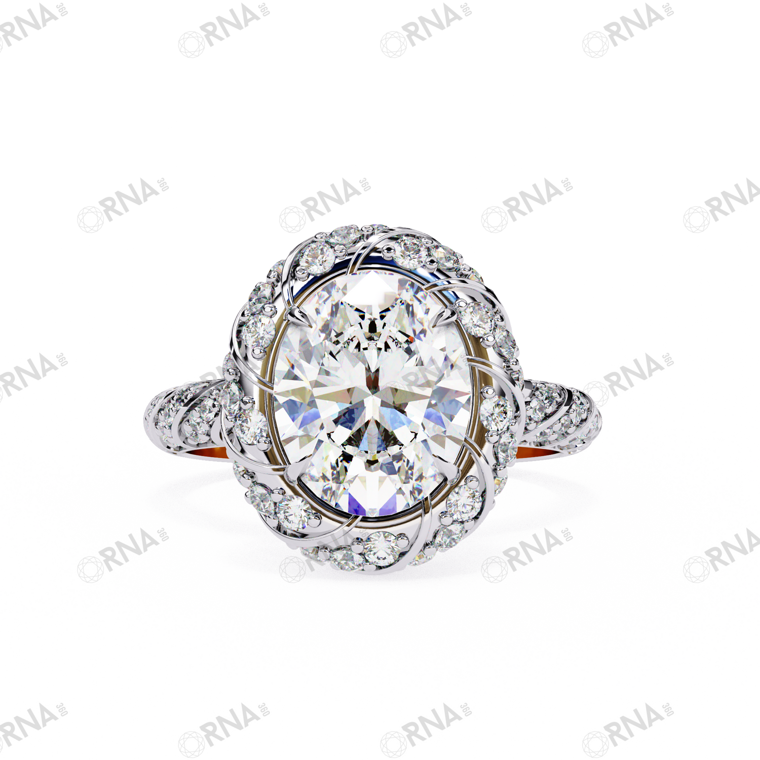 Orna Diamond Ring - CAD-197D