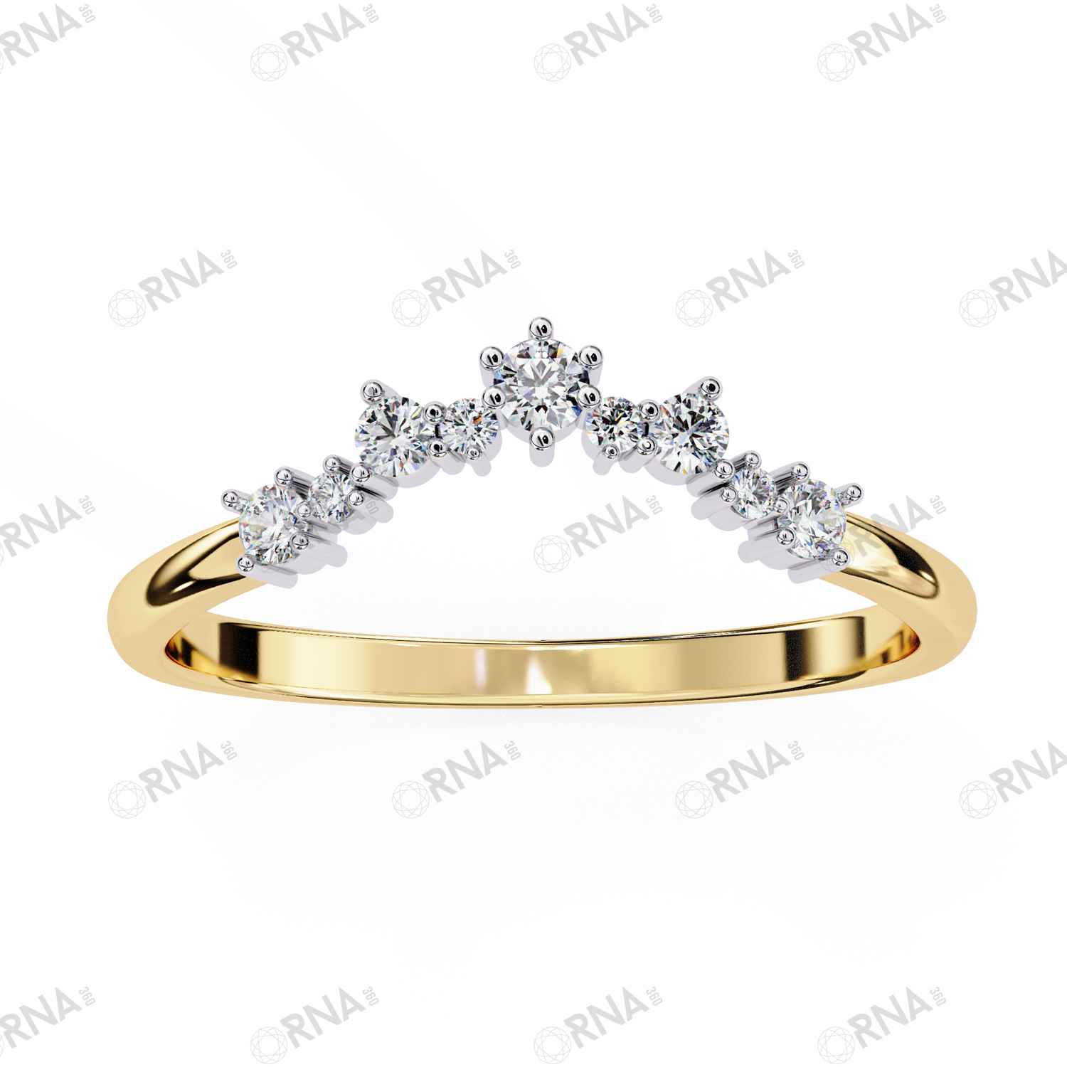 Orna  Diamond Band - CAD-235