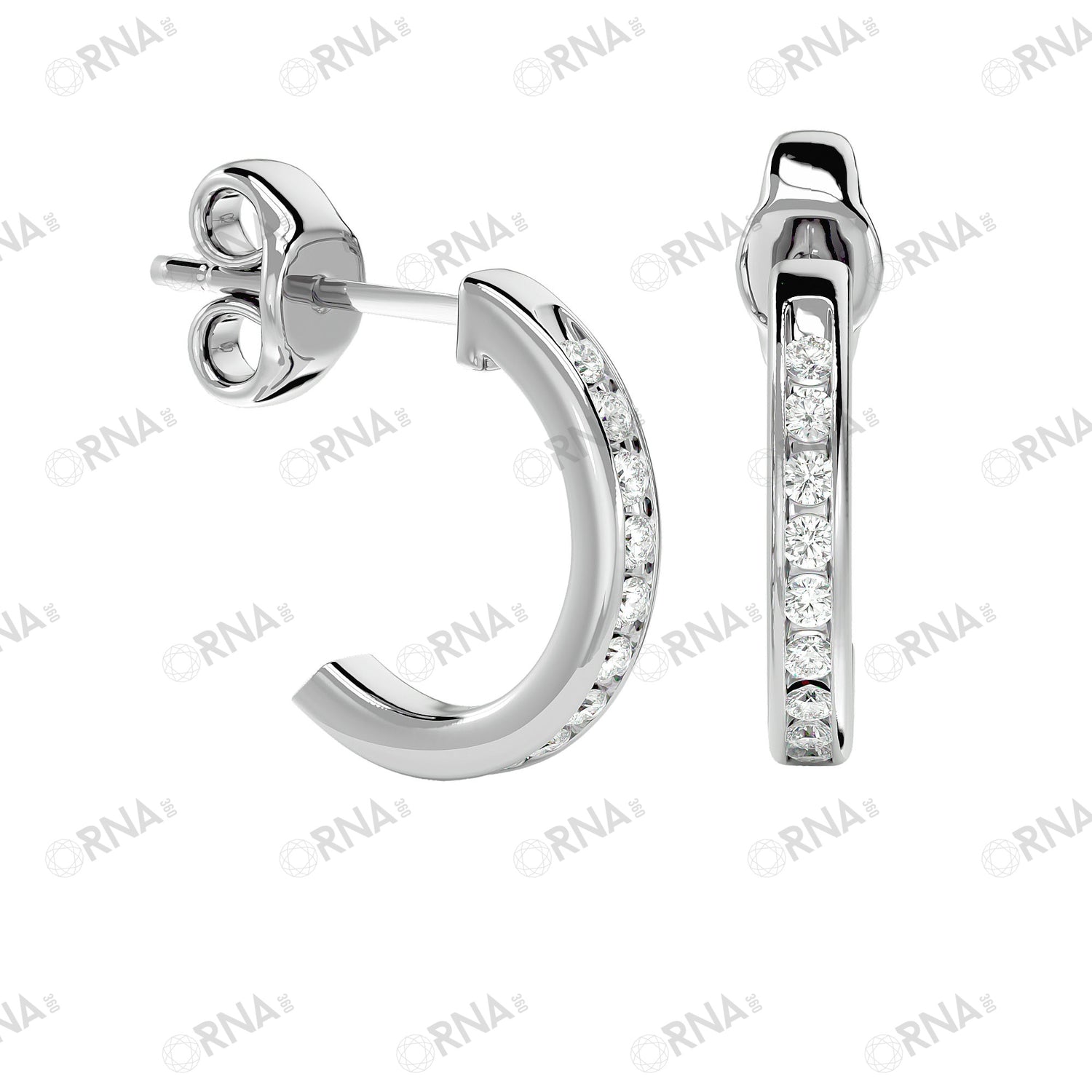 Orna Diamond Earring - HYER001