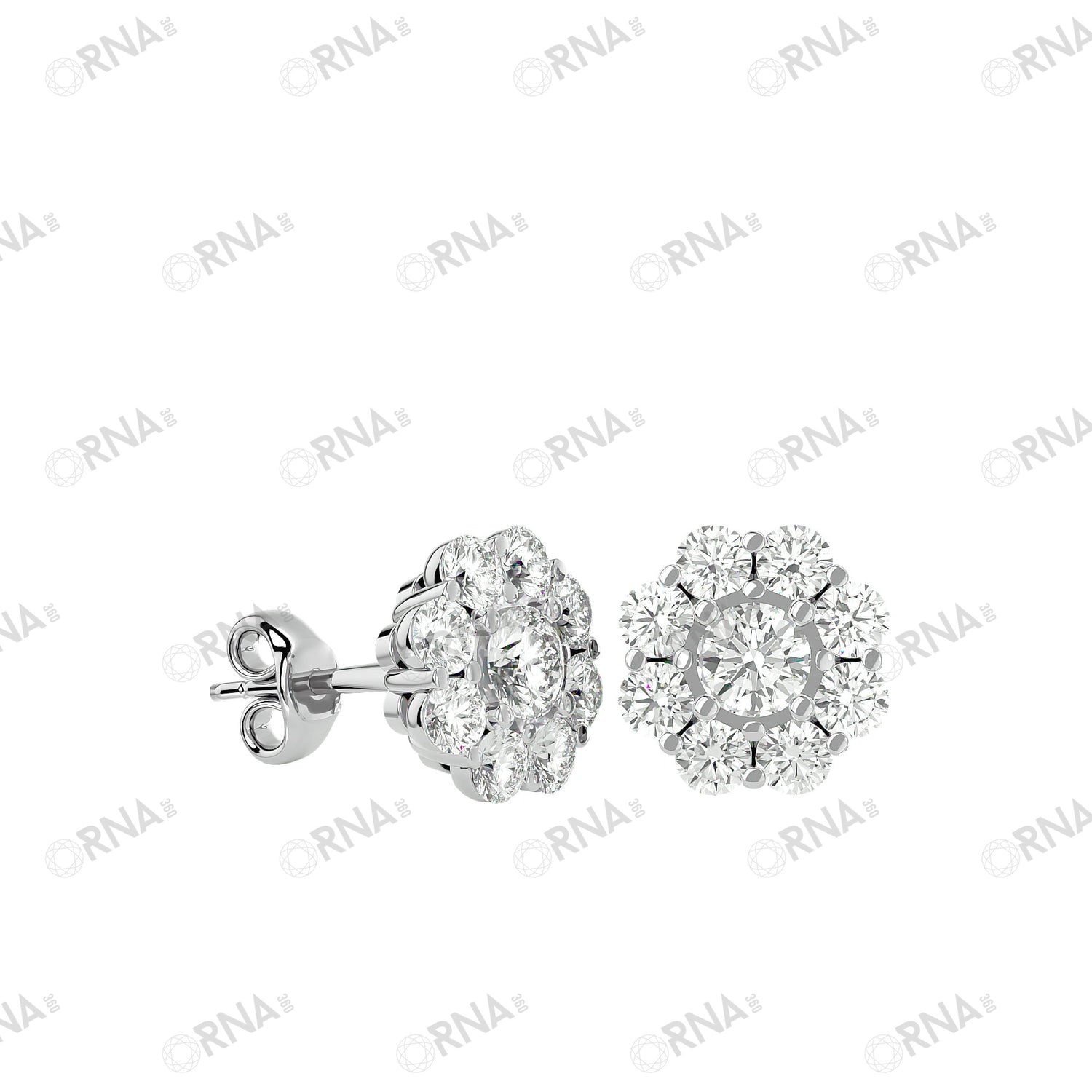 Orna Diamond Earring - HYER014