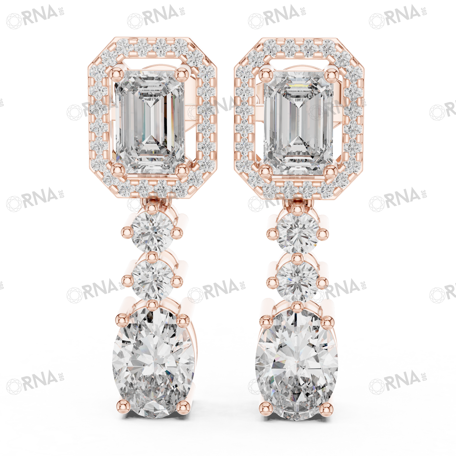 Orna Diamond Earring - HYER015