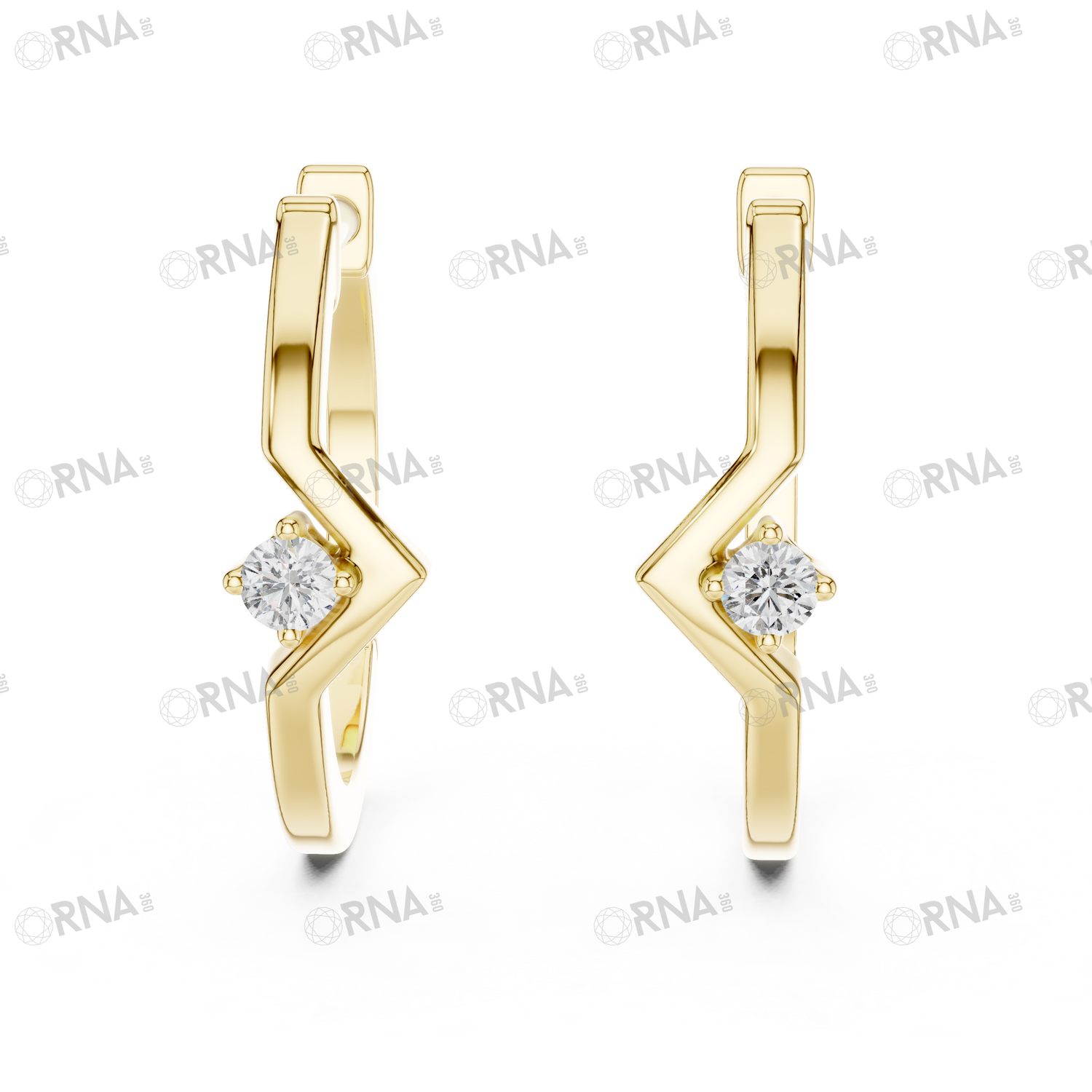 Orna Diamond Earring - HYER017