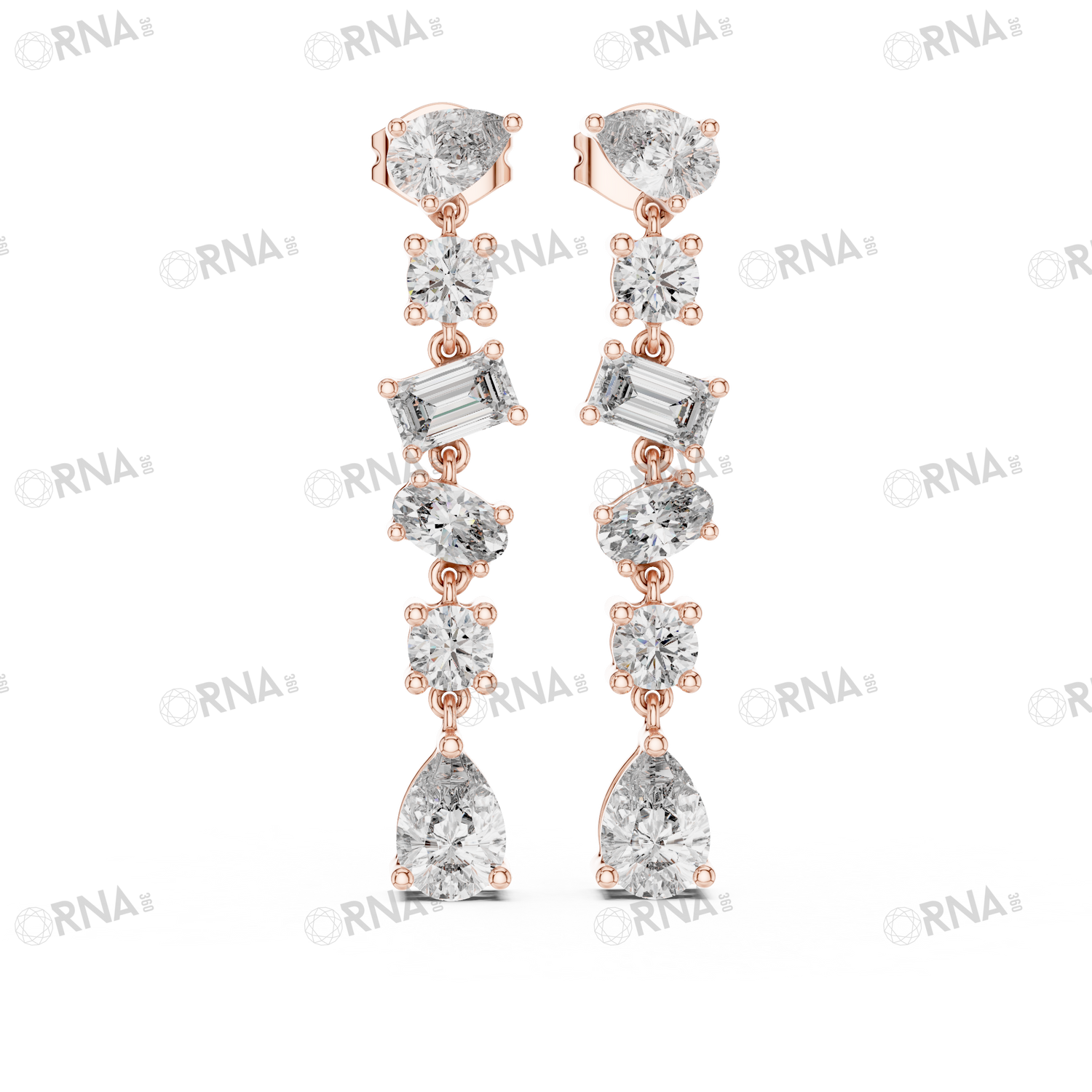 Orna Diamond Earring - HYER021