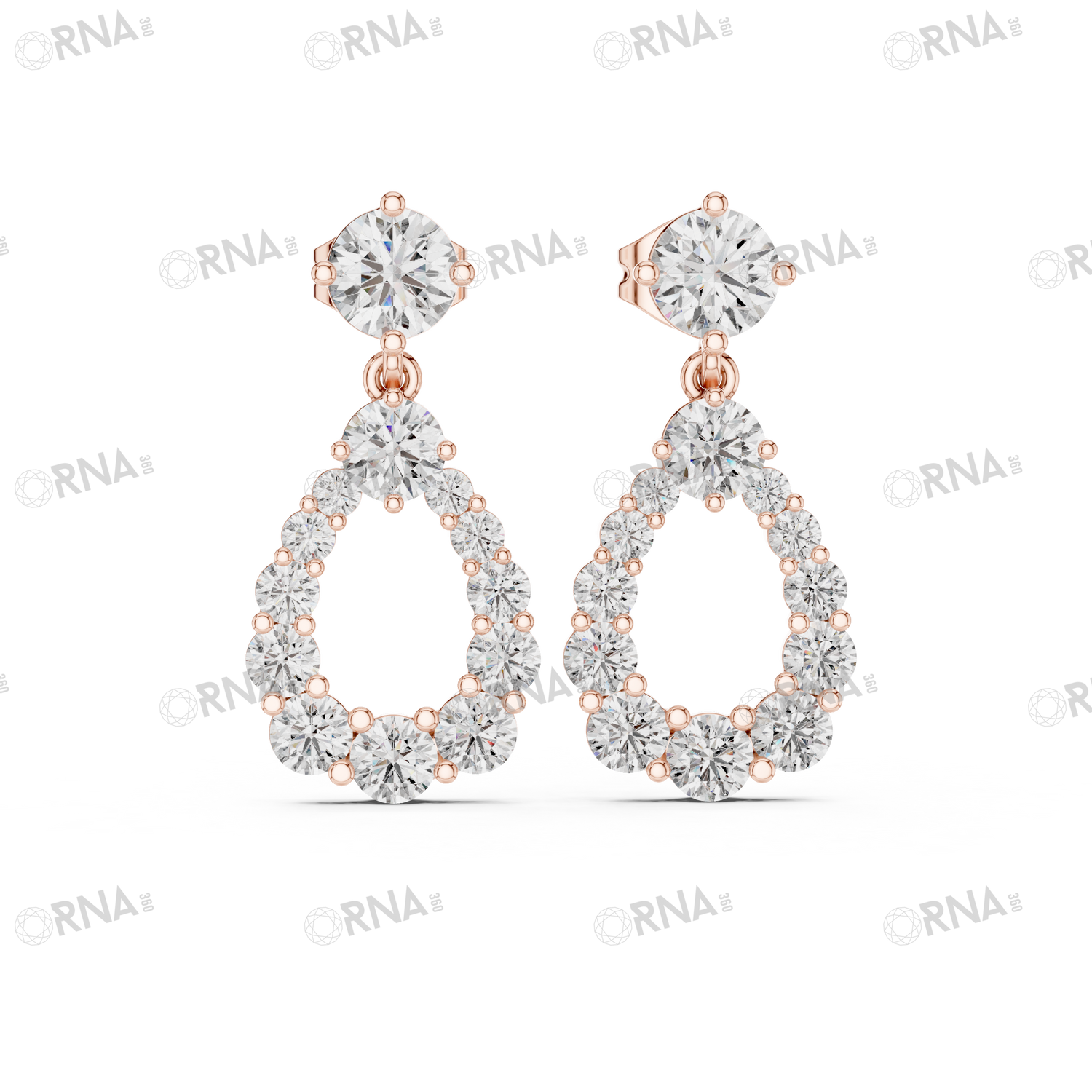 Orna Diamond Earring - HYER022
