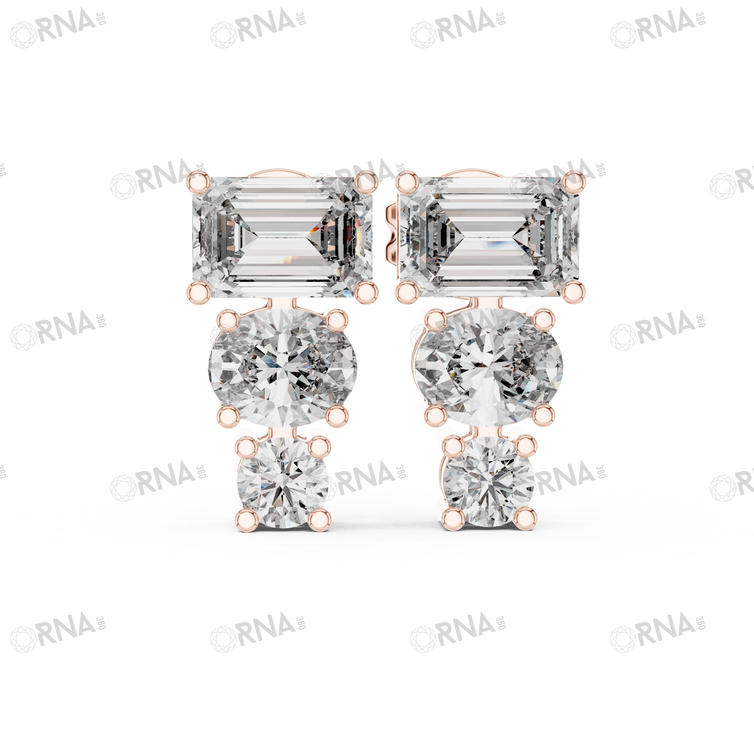 Orna Diamond Earring - HYER024