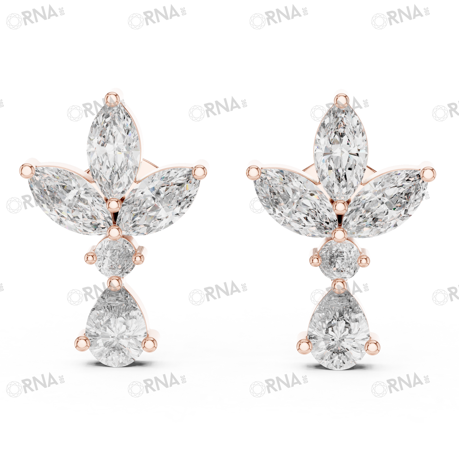Orna Diamond Earring - HYER025