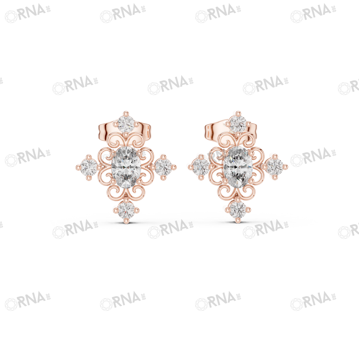 Orna Diamond Earring - HYER031