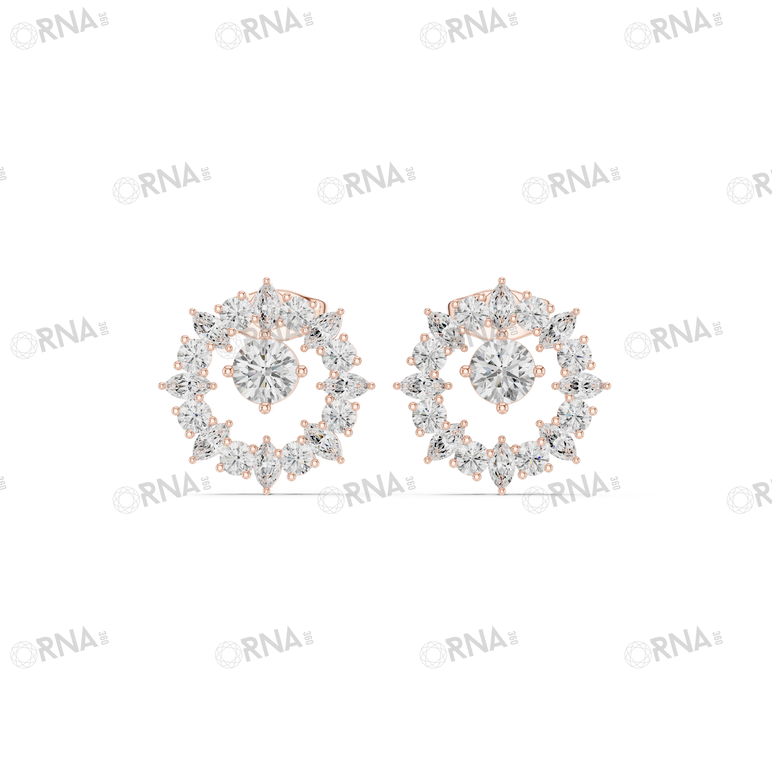 Orna Diamond Earring - HYER032