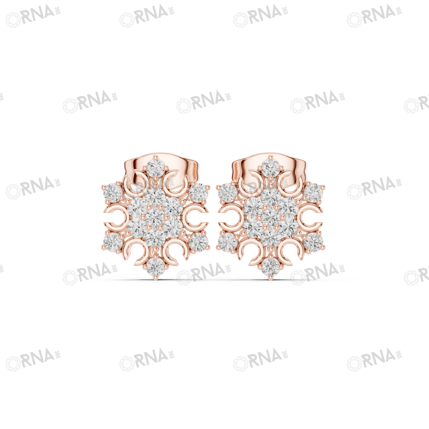 Orna Diamond Earring - HYER033