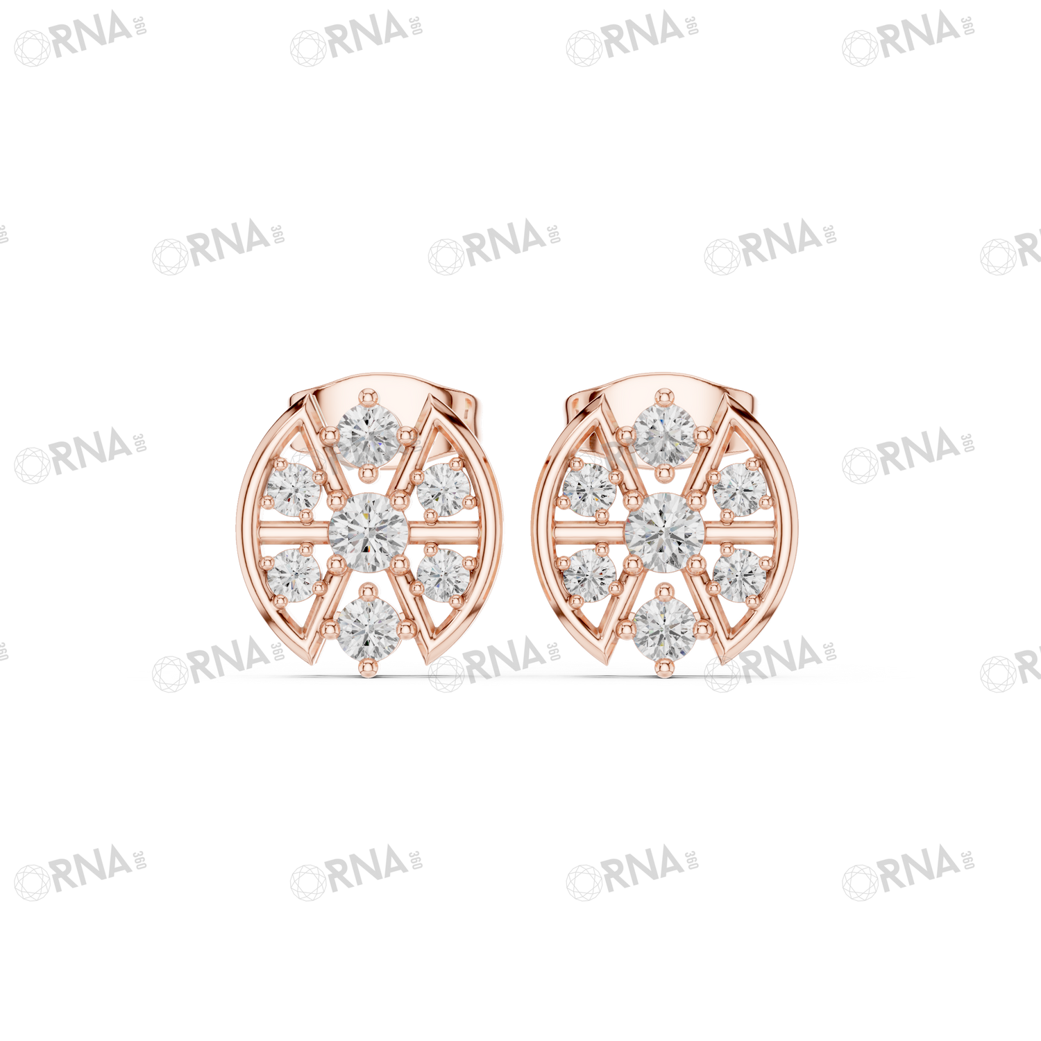 Orna Diamond Earring - HYER036