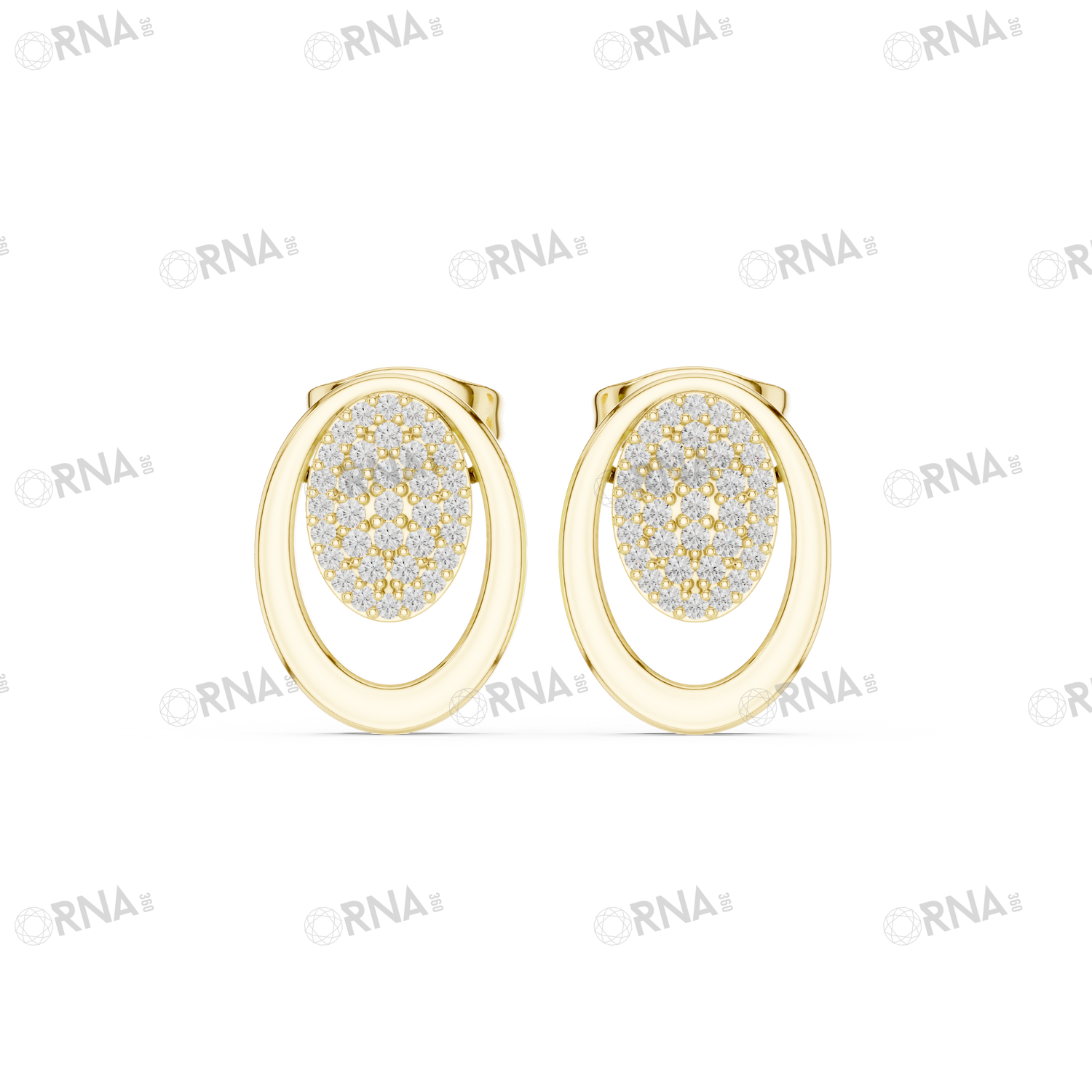 Orna Diamond Earring - HYER044