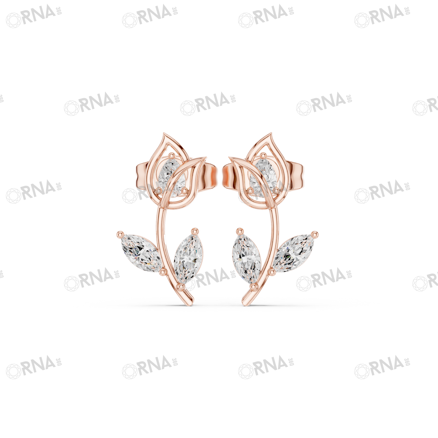 Orna Diamond Earring - HYER045
