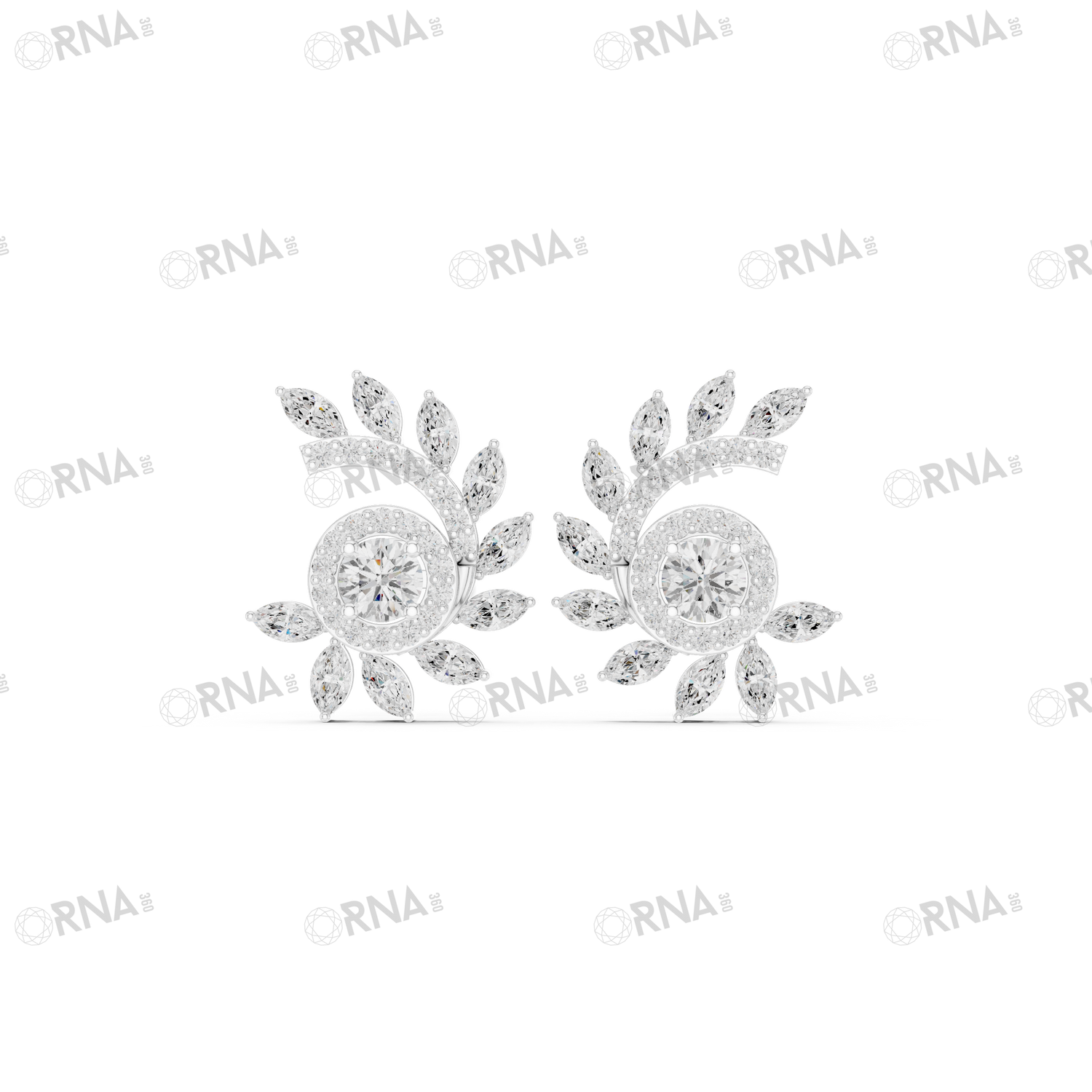 Orna Diamond Earring - HYER046