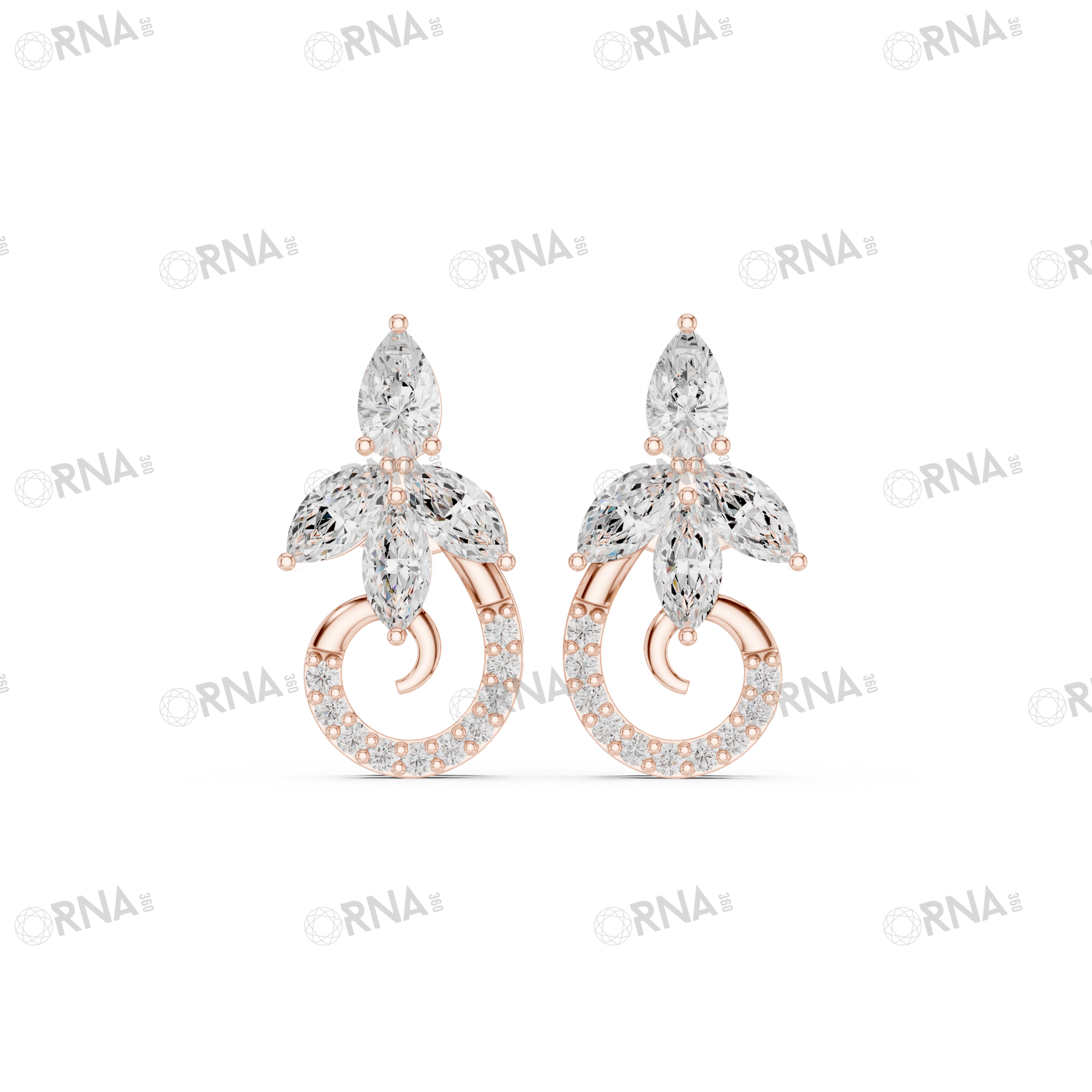 Orna Diamond Earring - HYER048