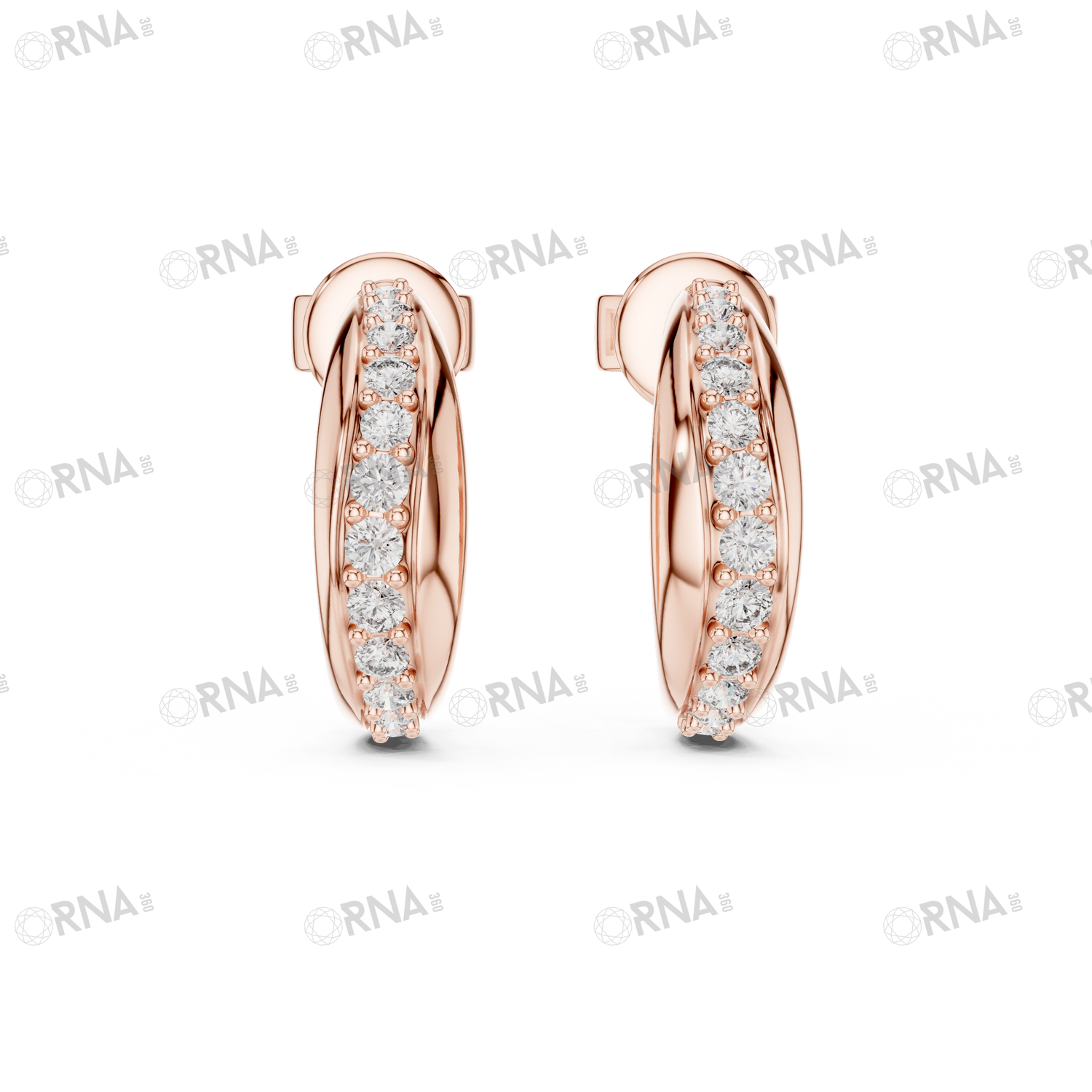 Orna Diamond Earring - HYER049