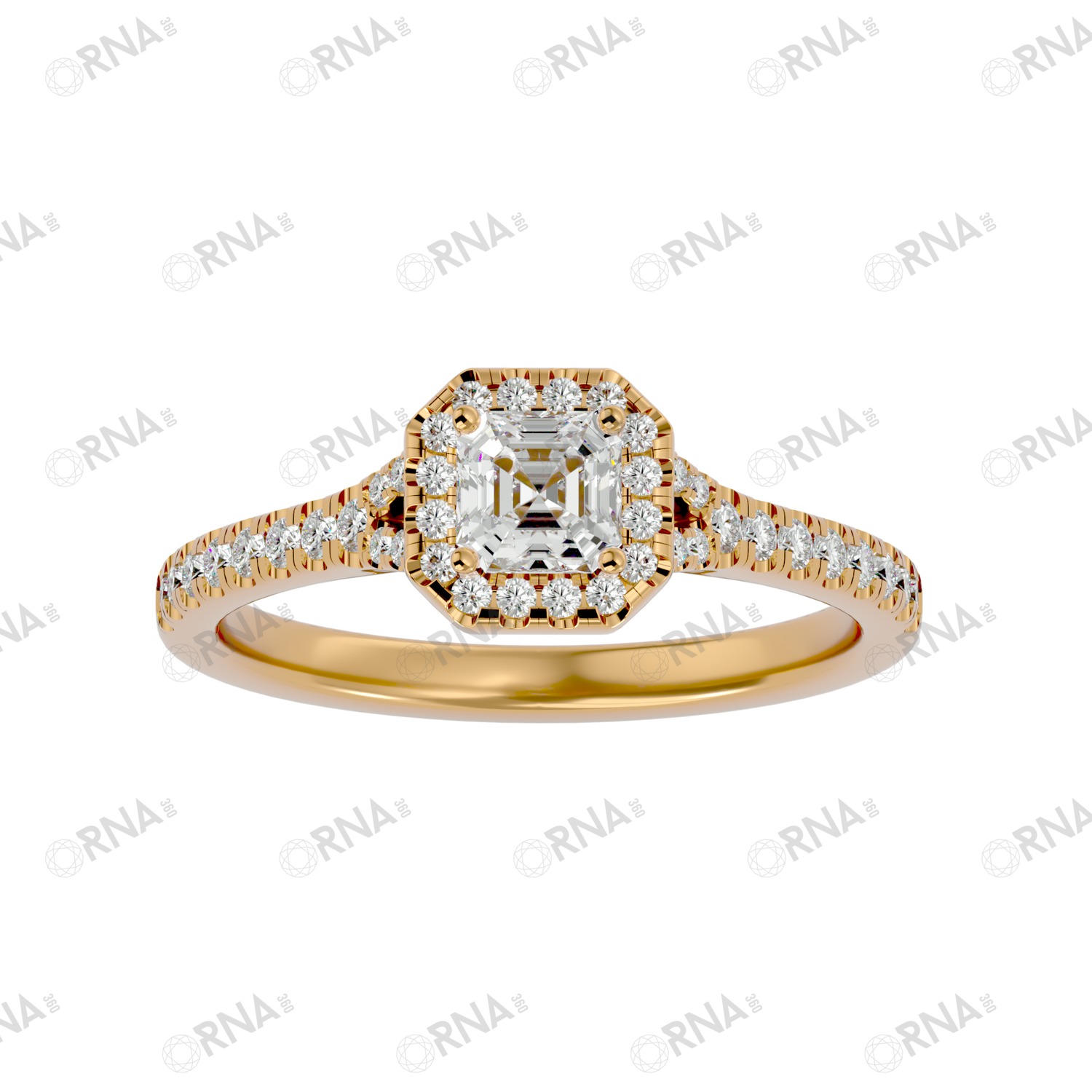 Orna Diamond Halo Ring - HYLR123