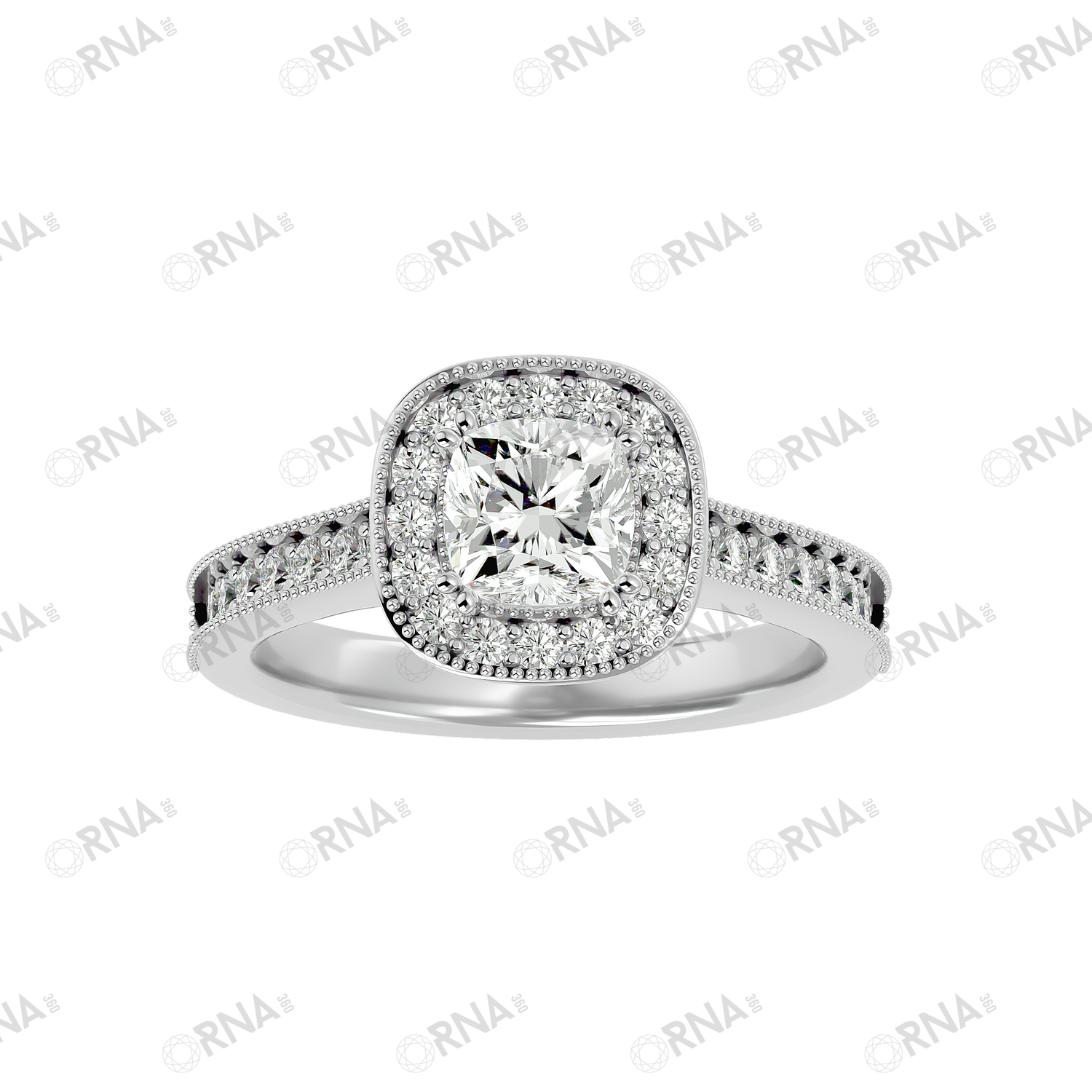 Orna Diamond Halo Ring - HYLR125