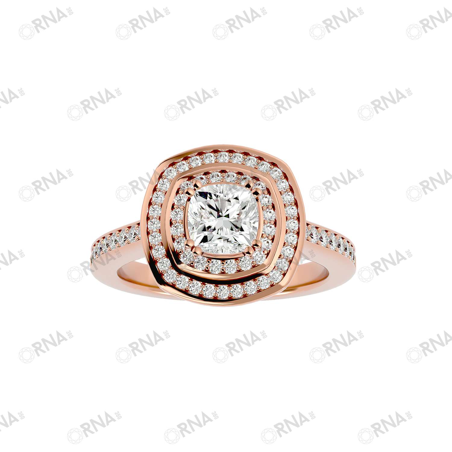 Orna Diamond Halo Ring - HYLR127