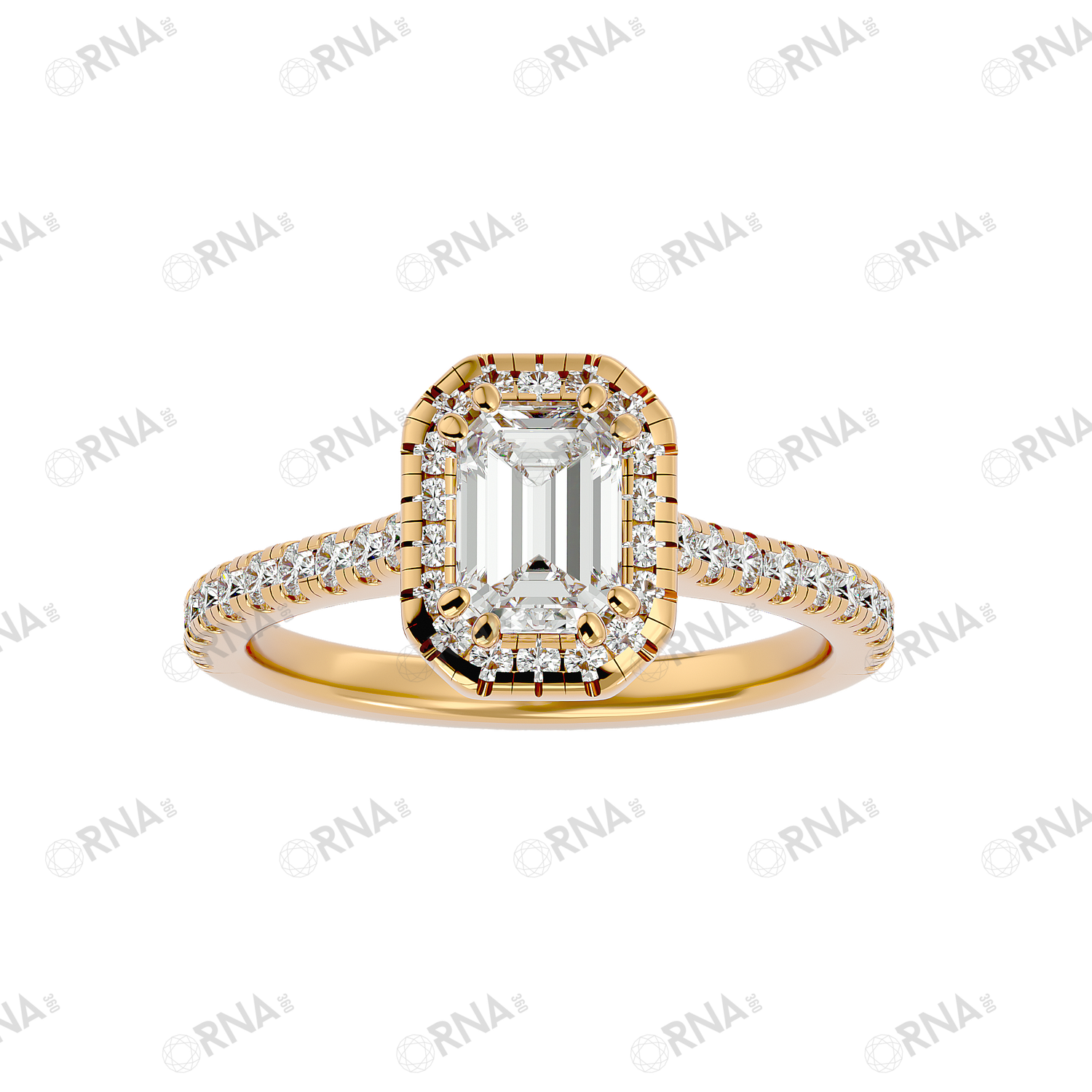 Orna Diamond Halo Ring - HYLR133