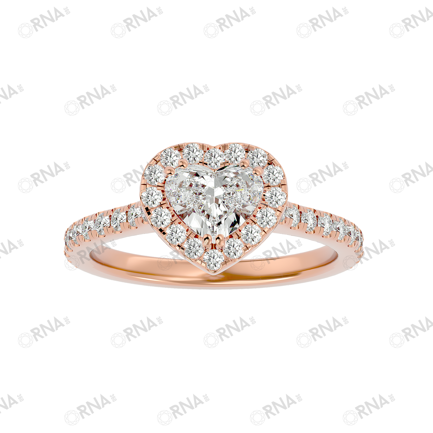 Orna Diamond Halo Ring - HYLR135