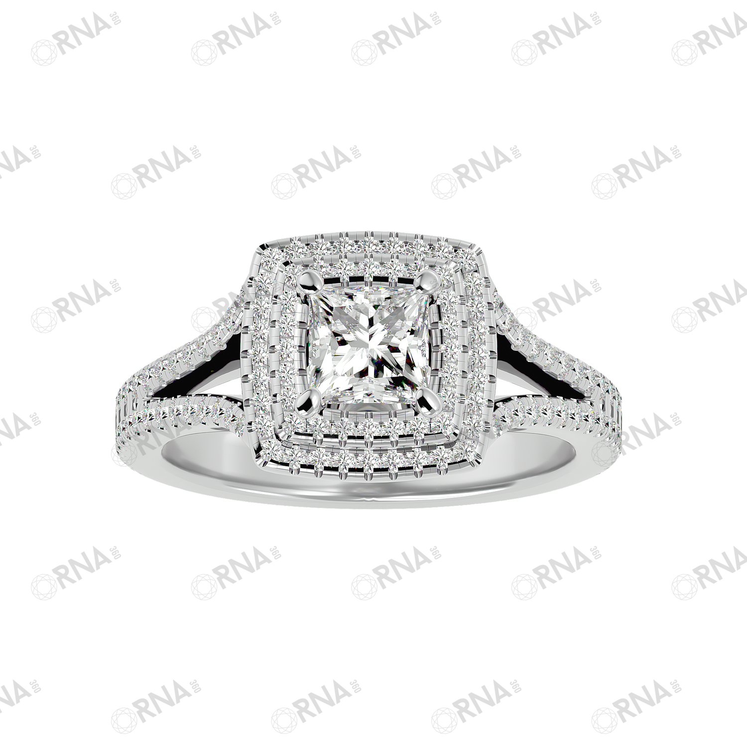Orna Diamond Halo Ring - HYLR138