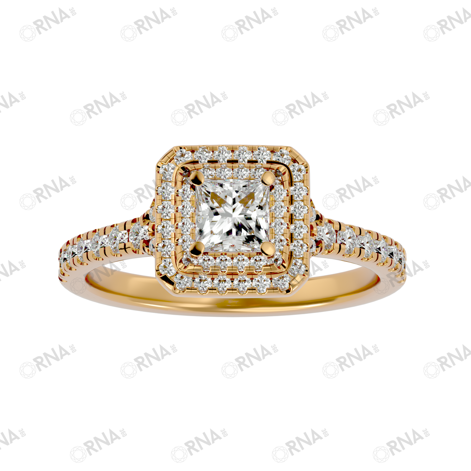 Orna Diamond Halo Ring - HYLR142