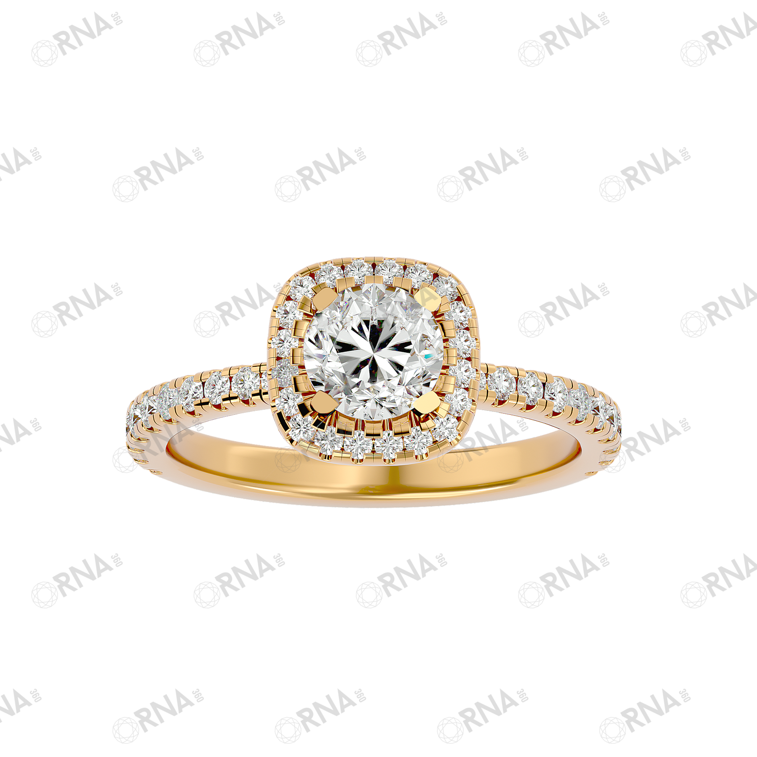 Orna Diamond Halo Ring - HYLR151