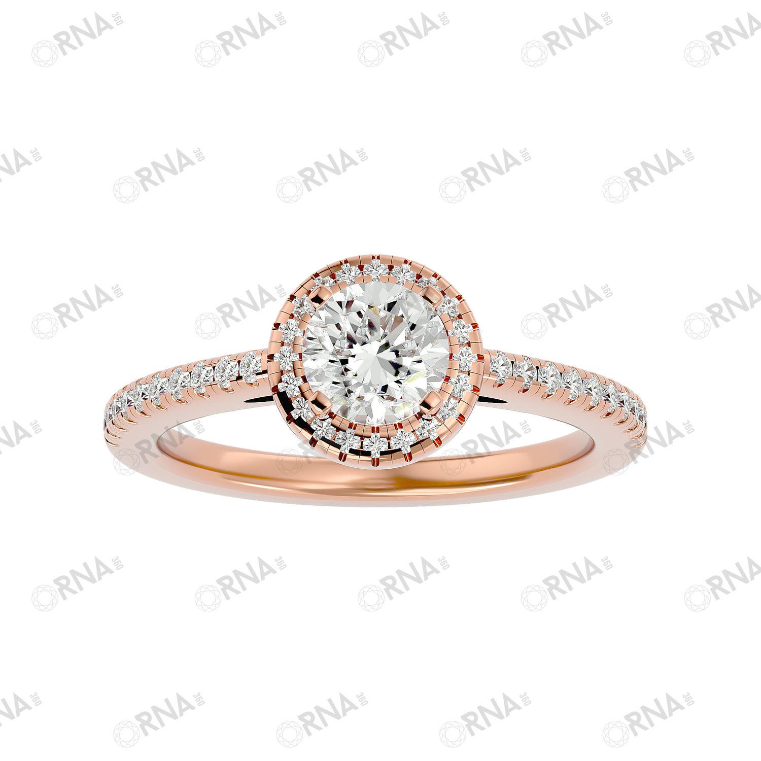 Orna Diamond Halo Ring - HYLR155