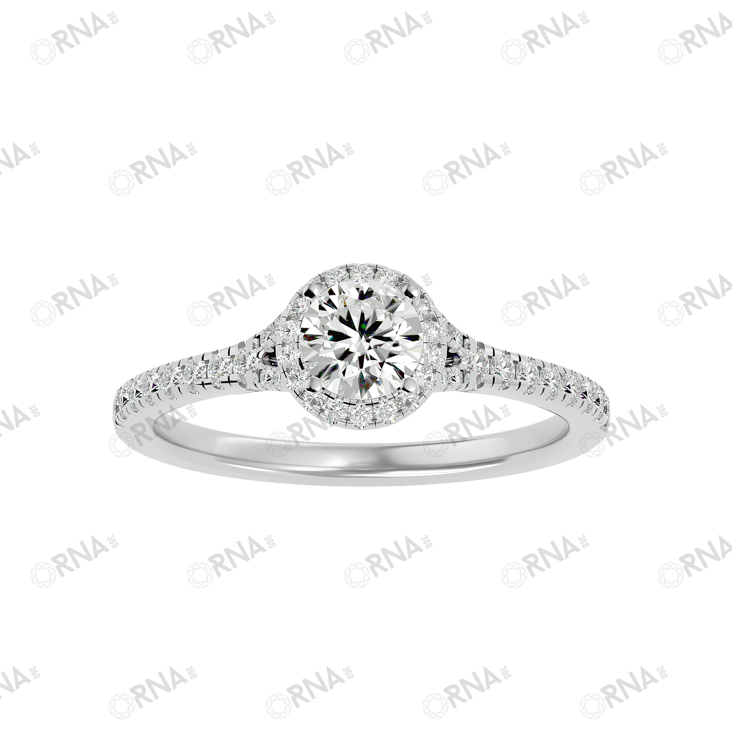Orna Diamond Halo Ring - HYLR177