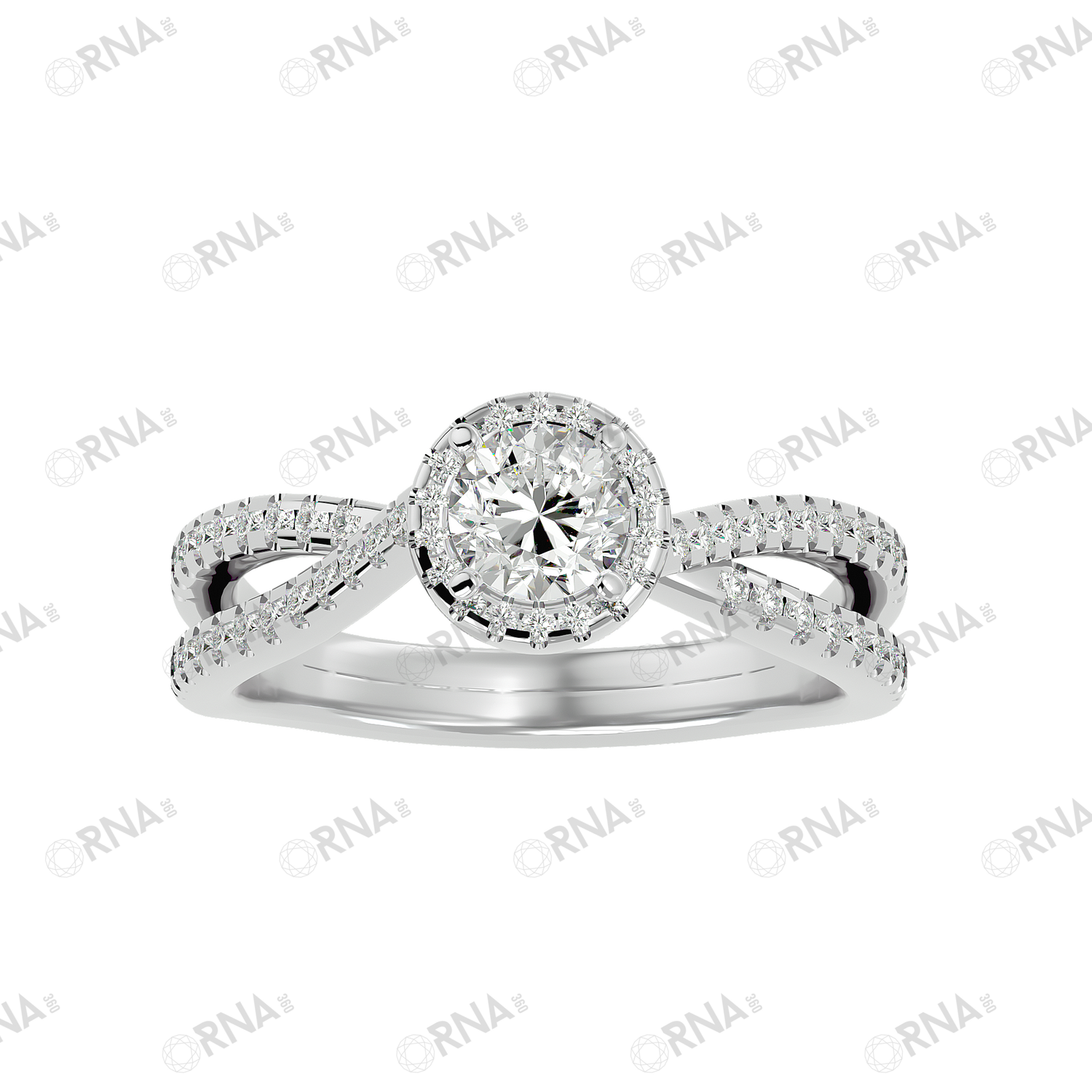 Orna Diamond Halo Ring - HYLR195