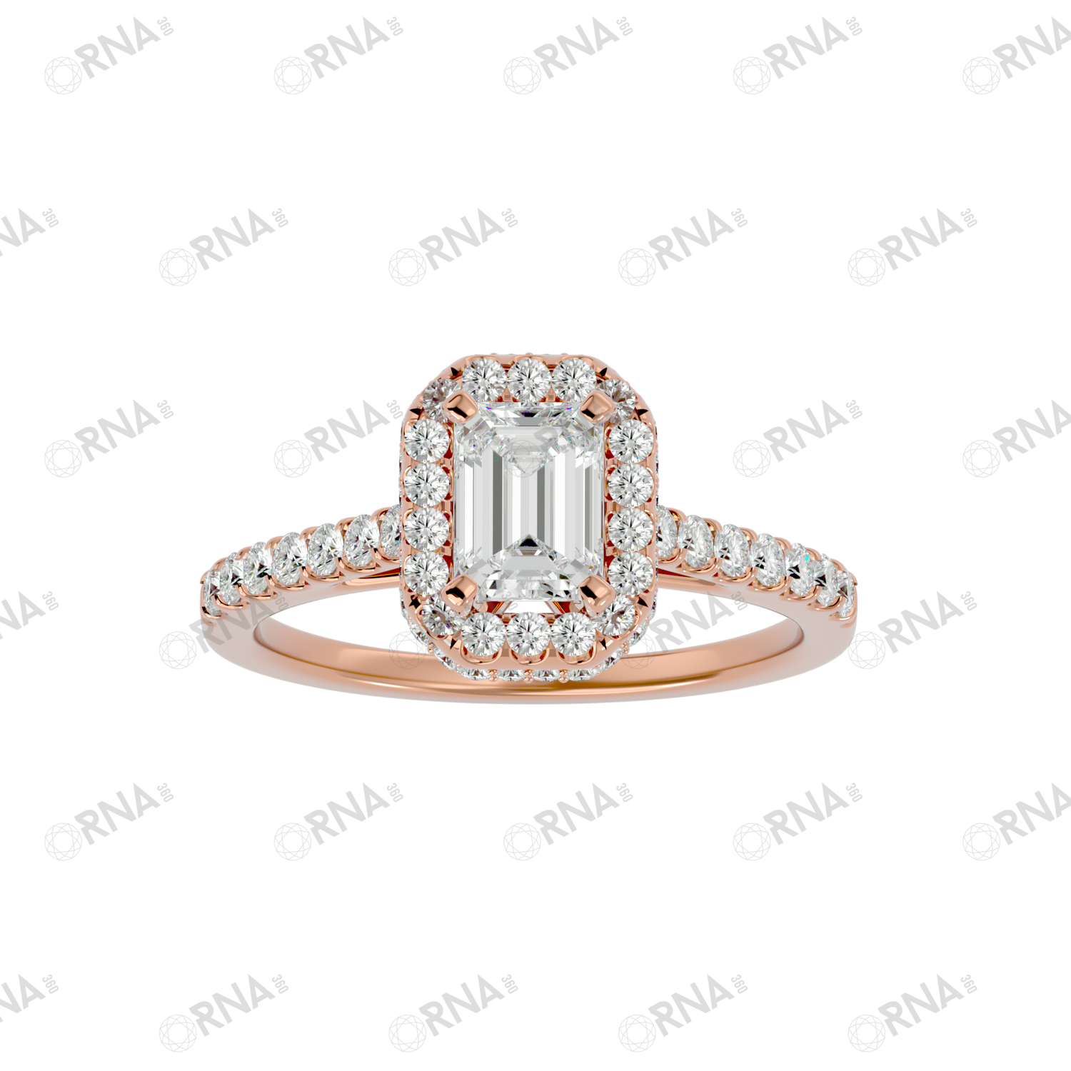 Orna Diamond Halo Ring - HYLR200