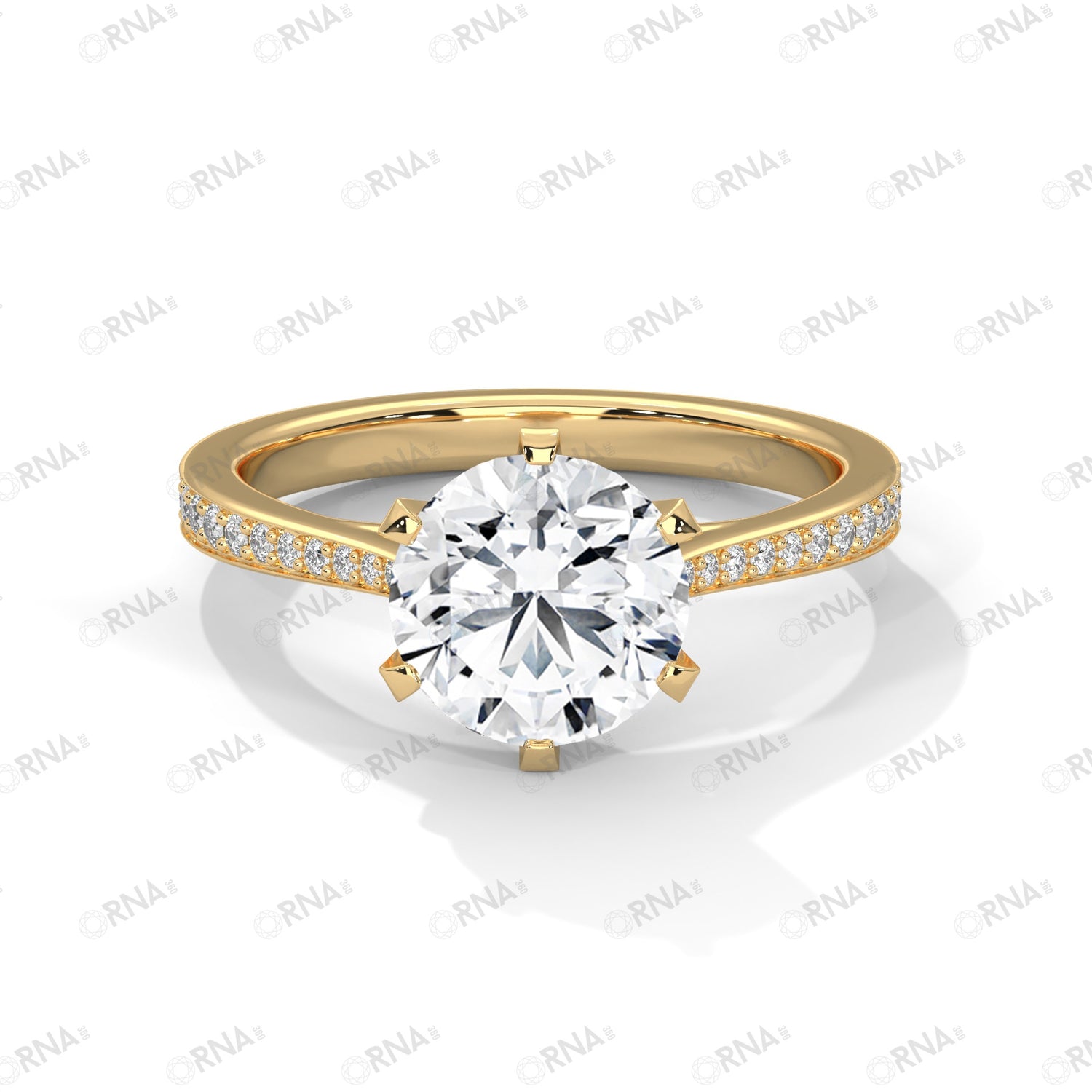 Orna Solitaire Ring - HYLR3009
