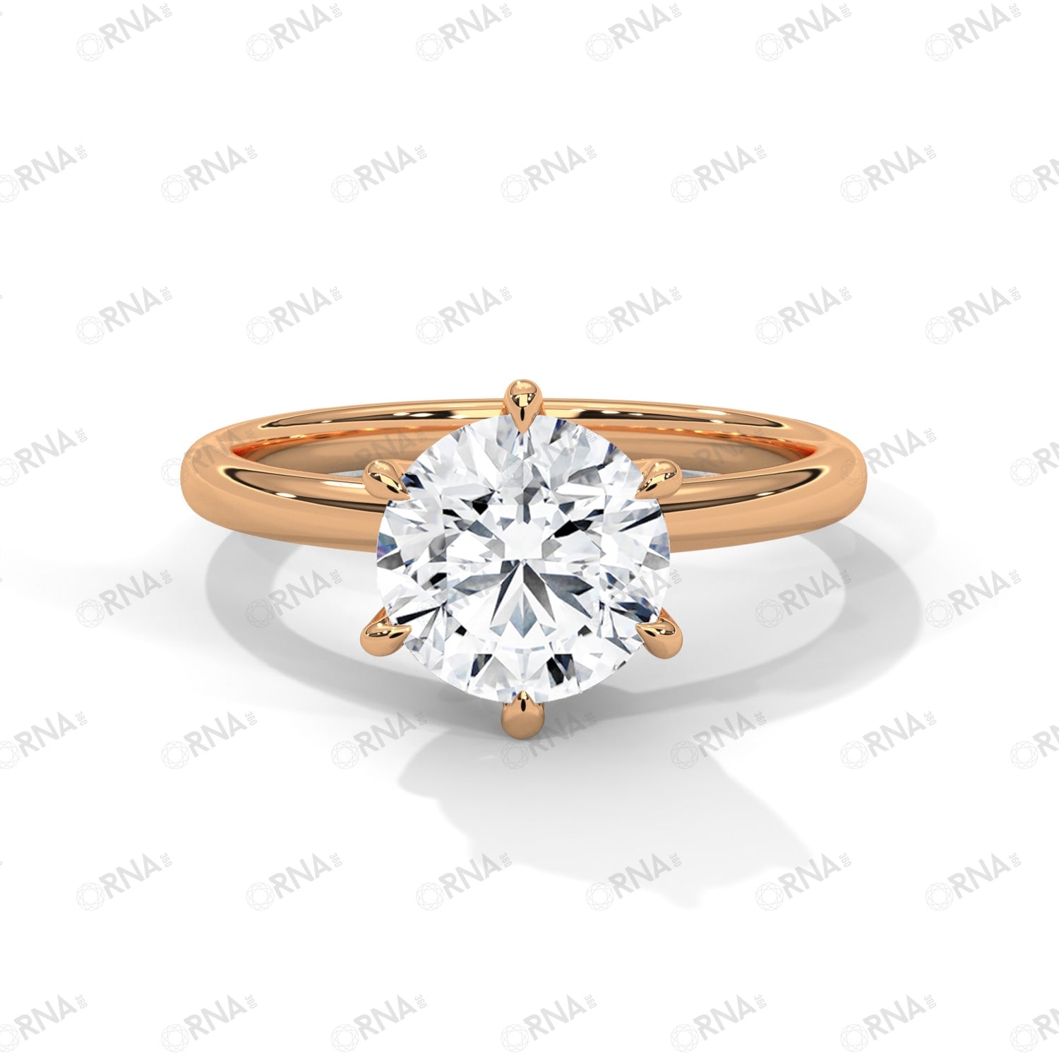 Orna Solitaire Ring - HYLR3049