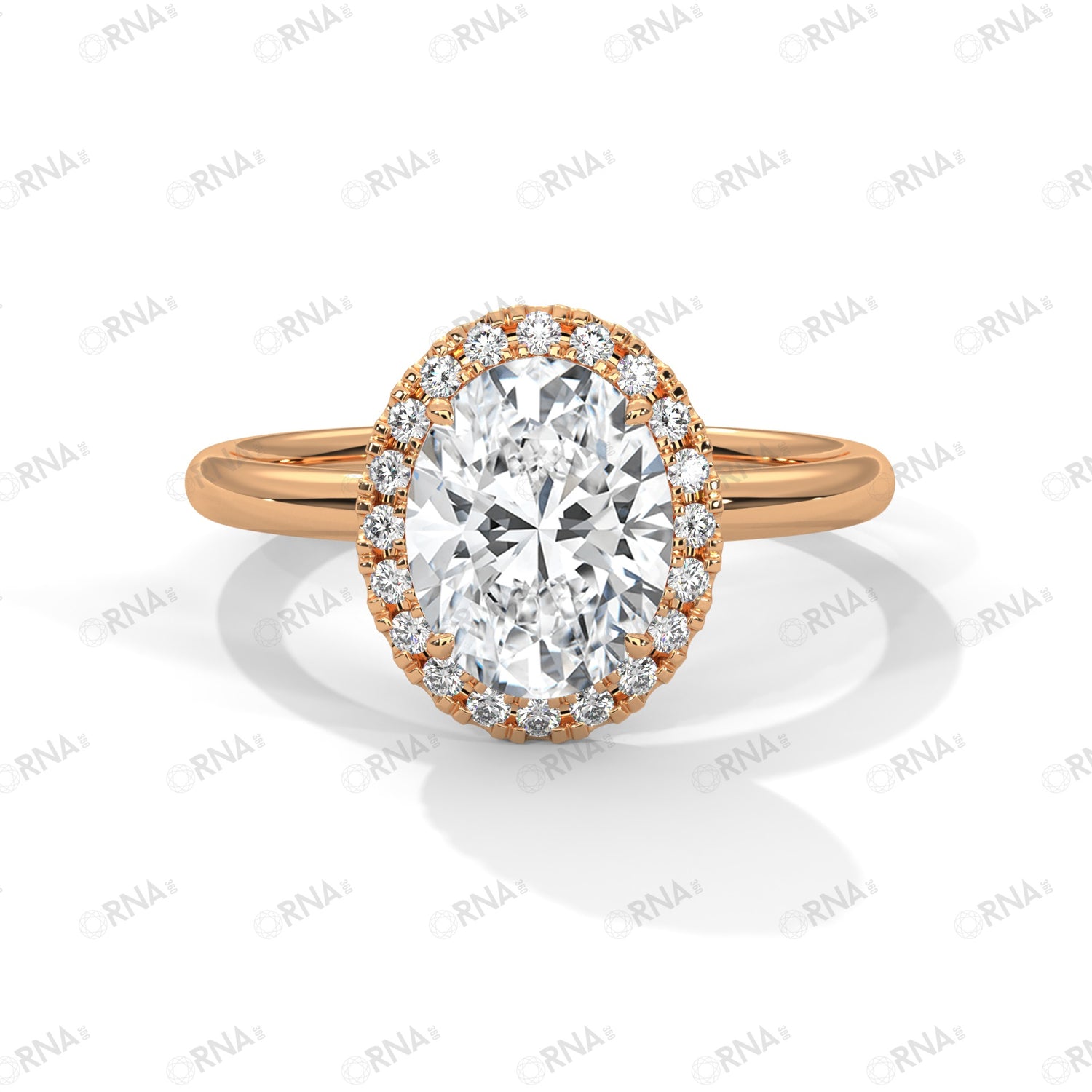 Orna Halo Ring - HYLR3074