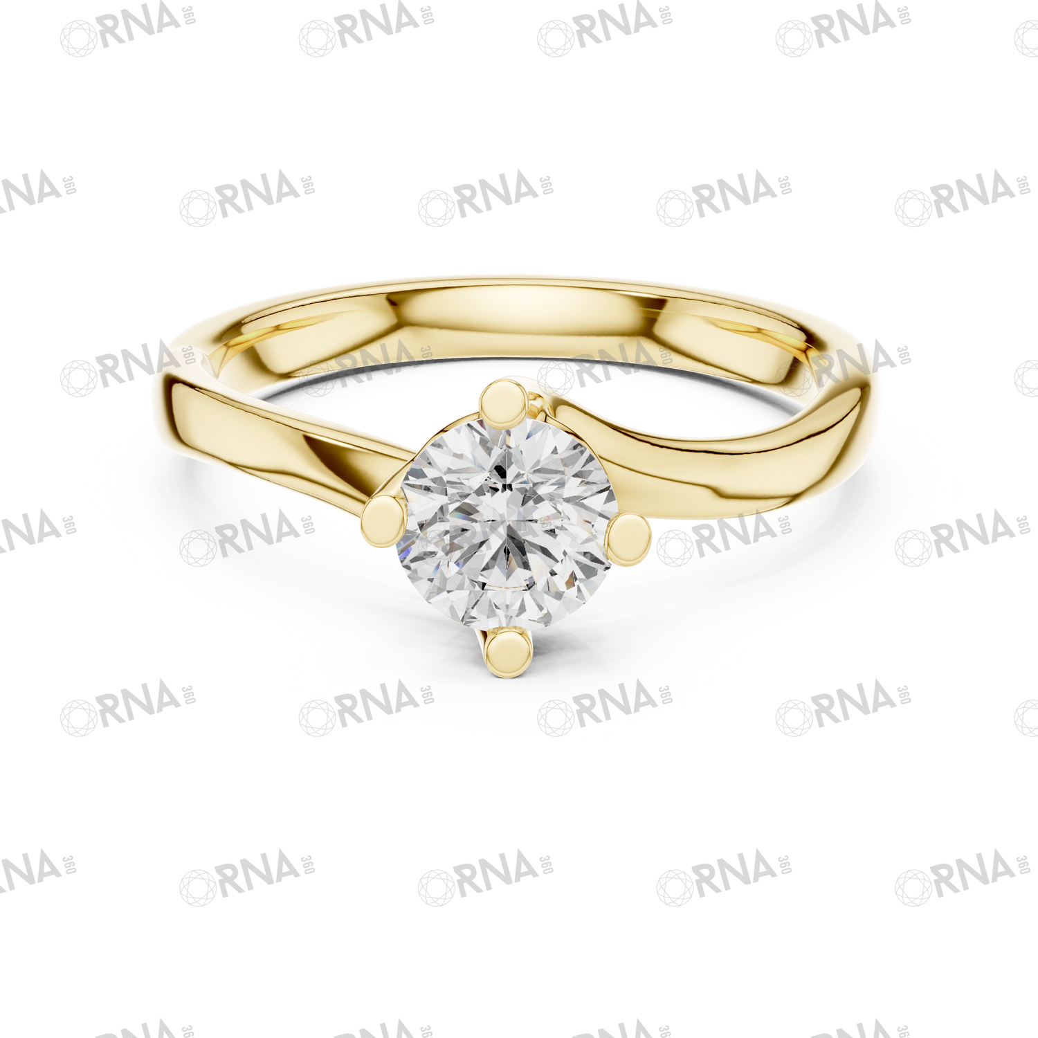 Orna Solitaire Ring - HYLR3226