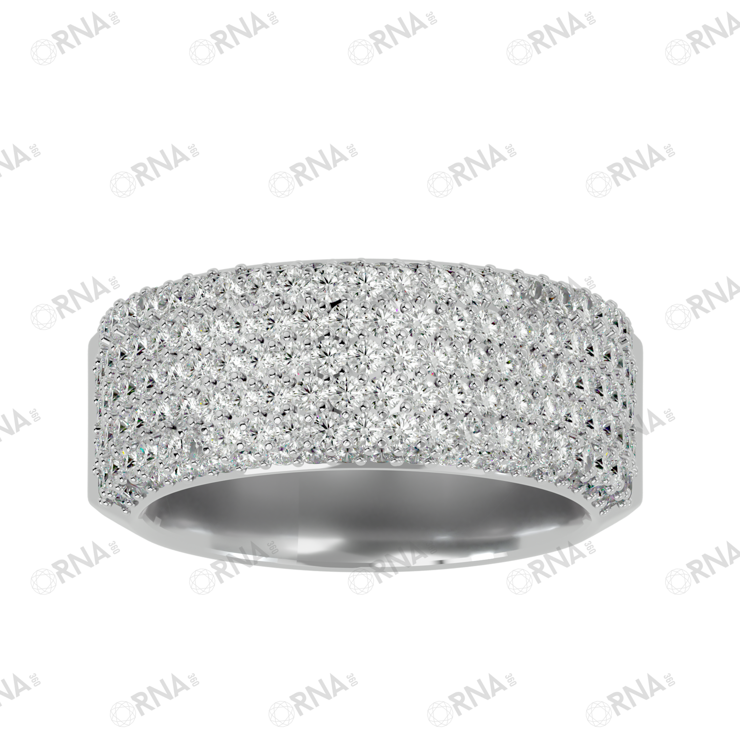 Orna Diamond Wedding Bands - HYLR372