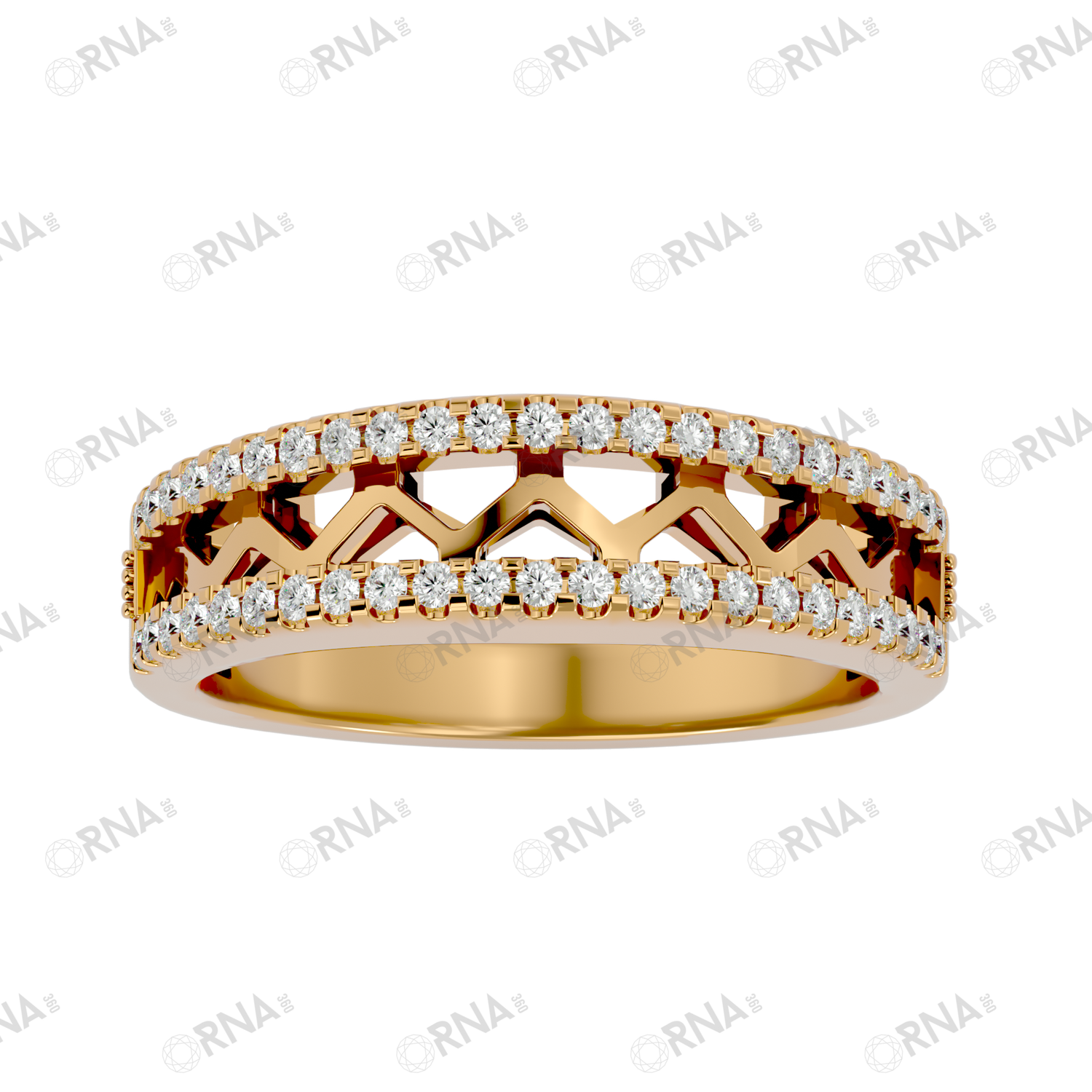 Orna Diamond Wedding Bands - HYLR374