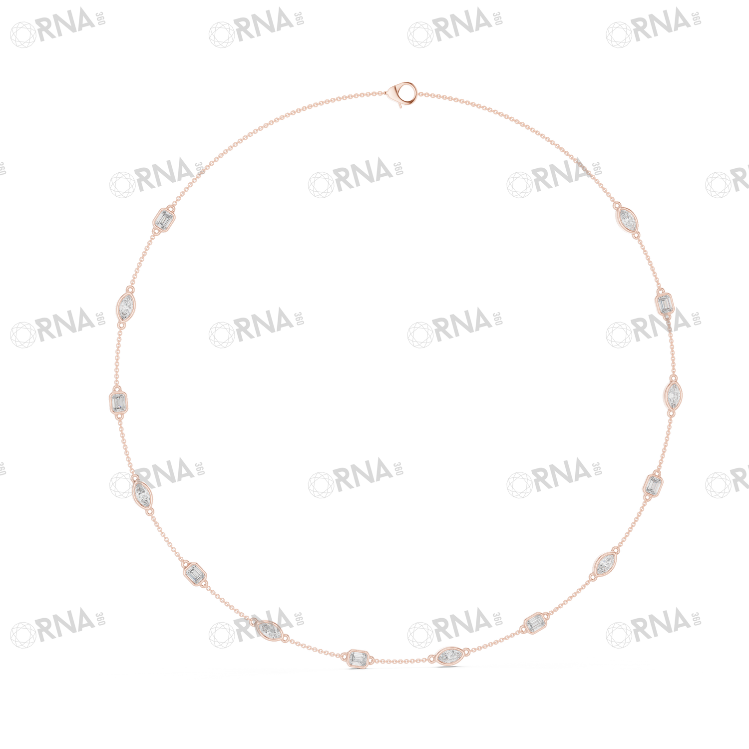 Orna Diamond Necklace - HYNK064