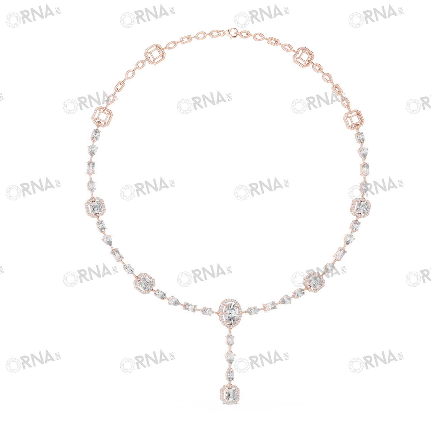 Orna Diamond Necklace - HYNK068