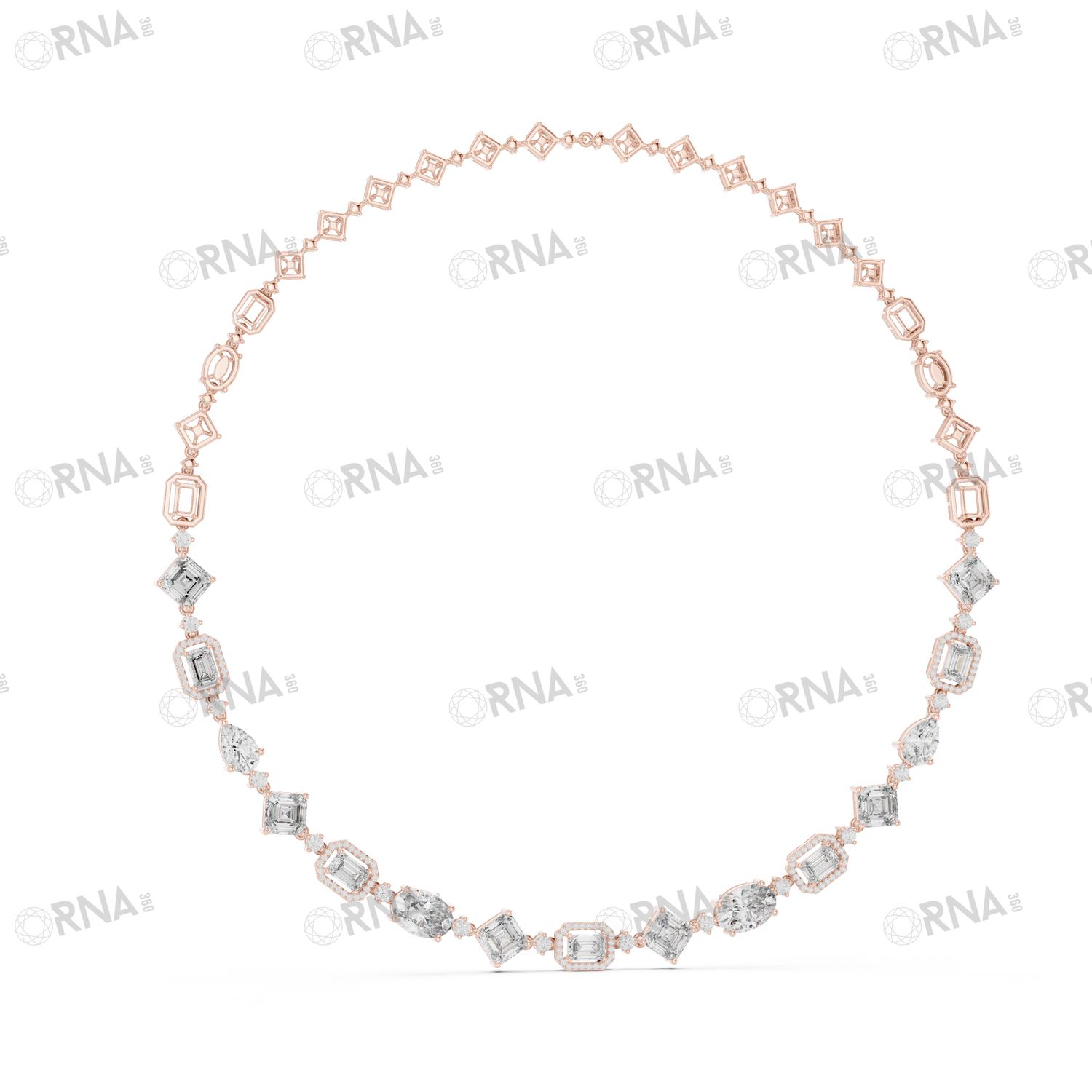 Orna Diamond Necklace - HYNK070