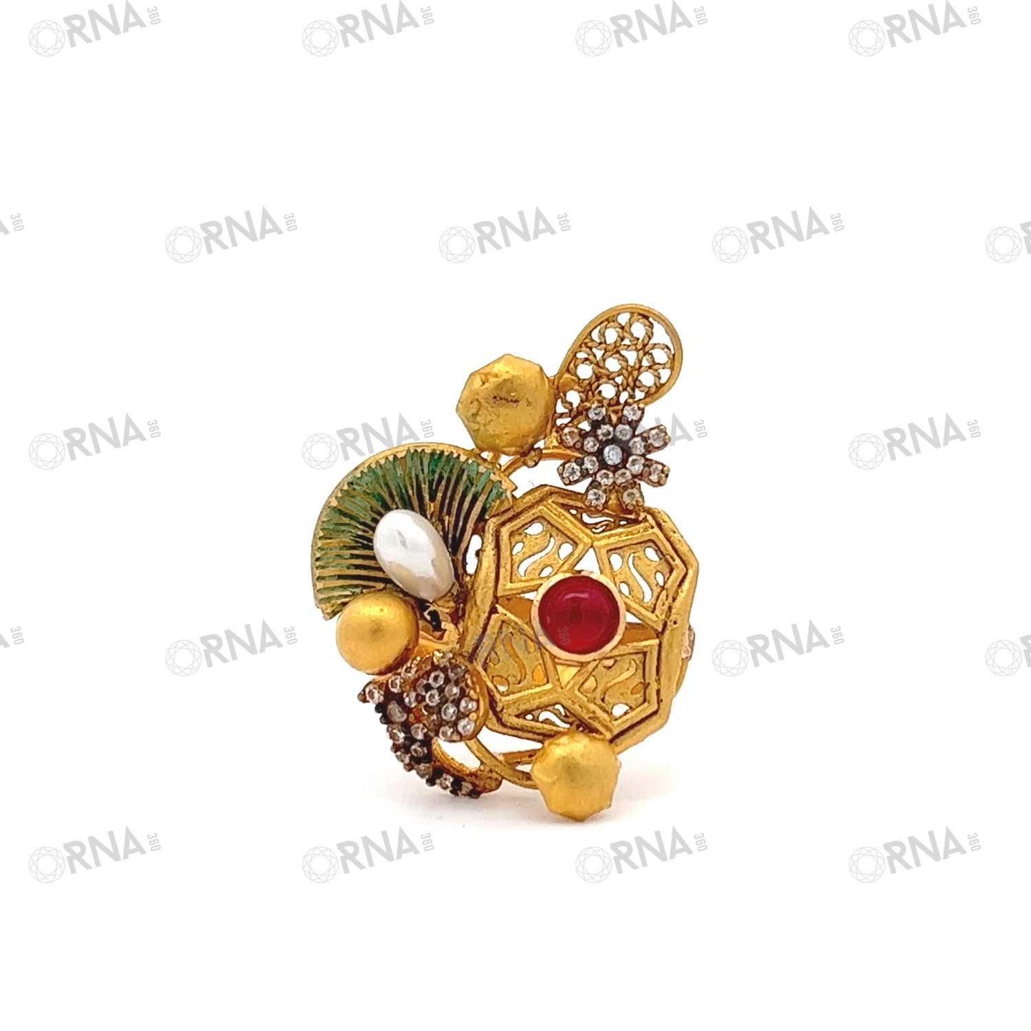 Orna Gold Ladies Ring - PGR3427