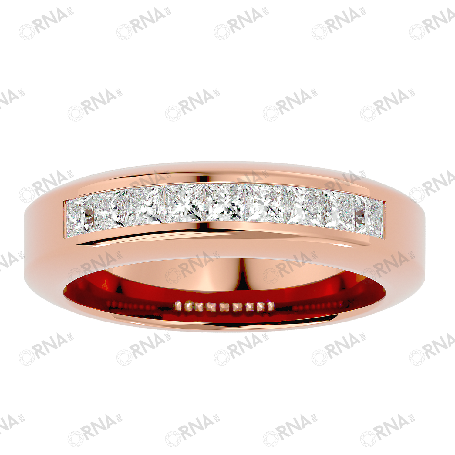 Orna Mens Studded Ring - HYMR016