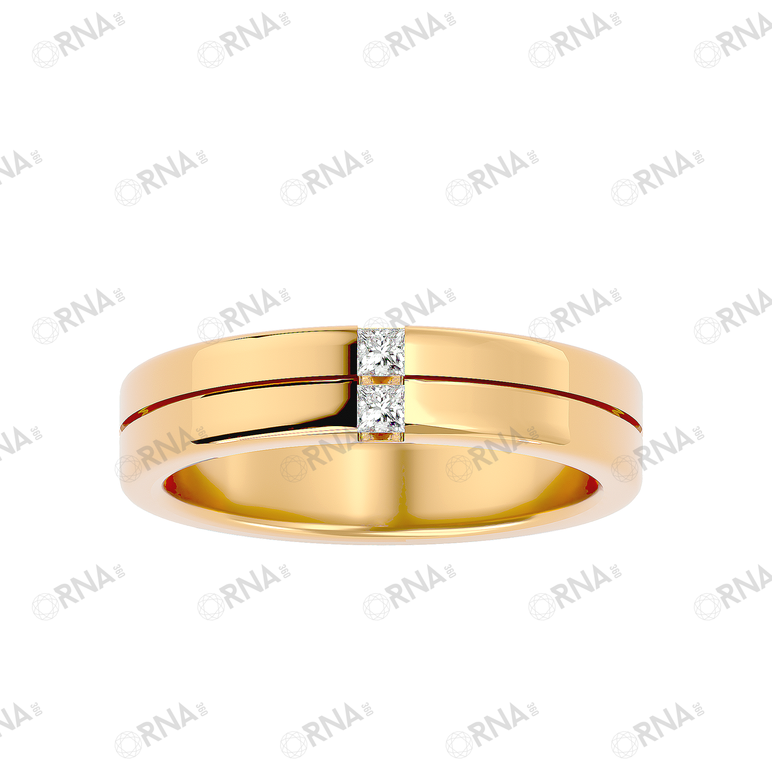 Orna Mens Studded Ring - HYMR018