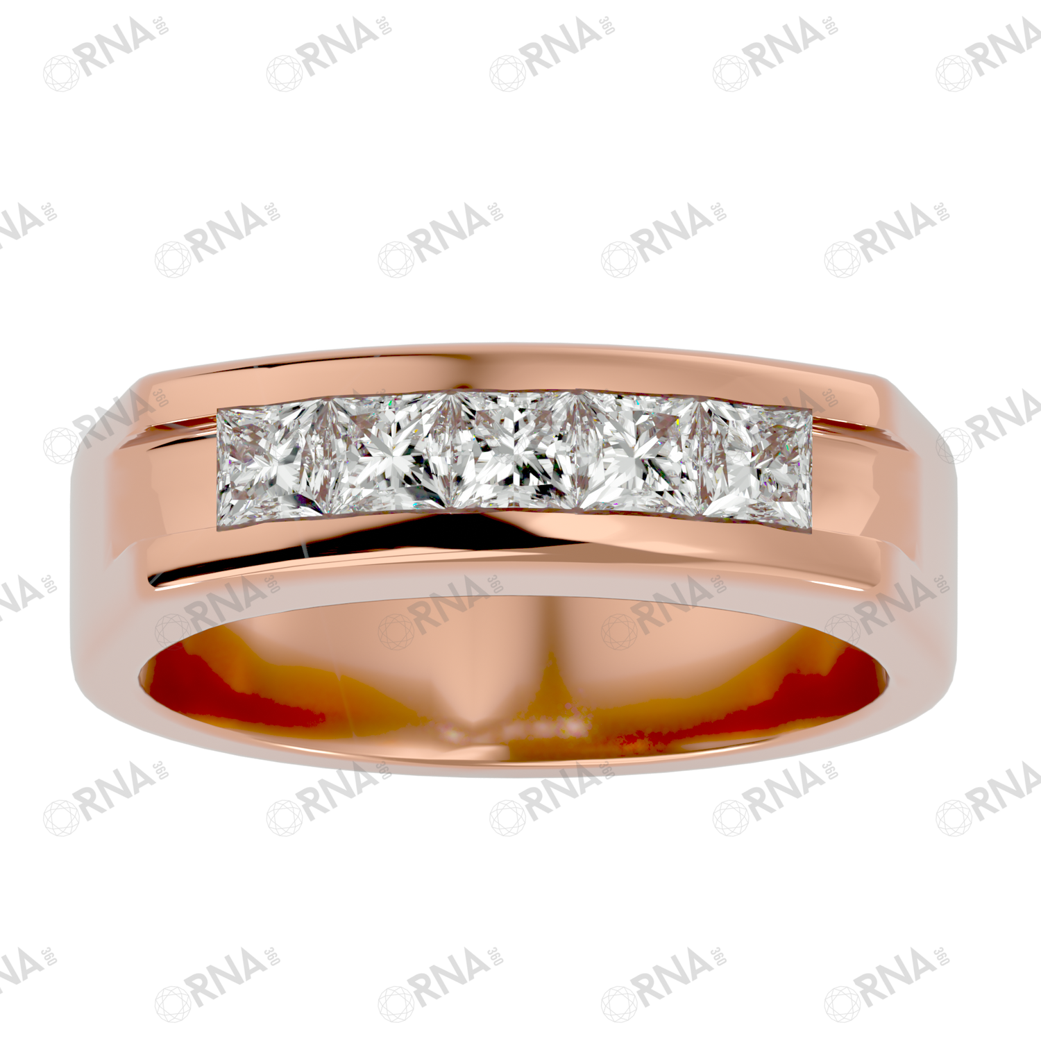 Orna Mens Studded Ring - HYMR020