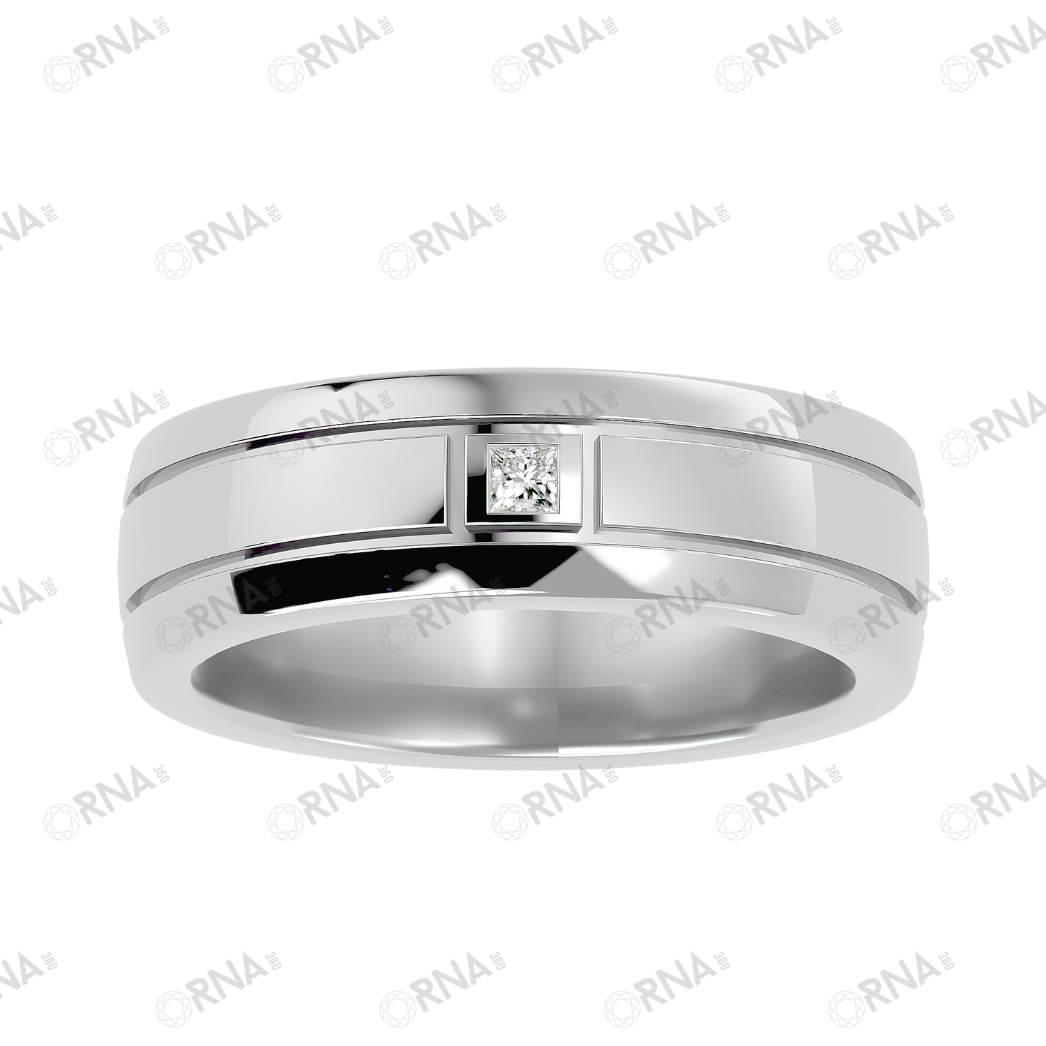 Orna Mens Studded Ring - HYMR022