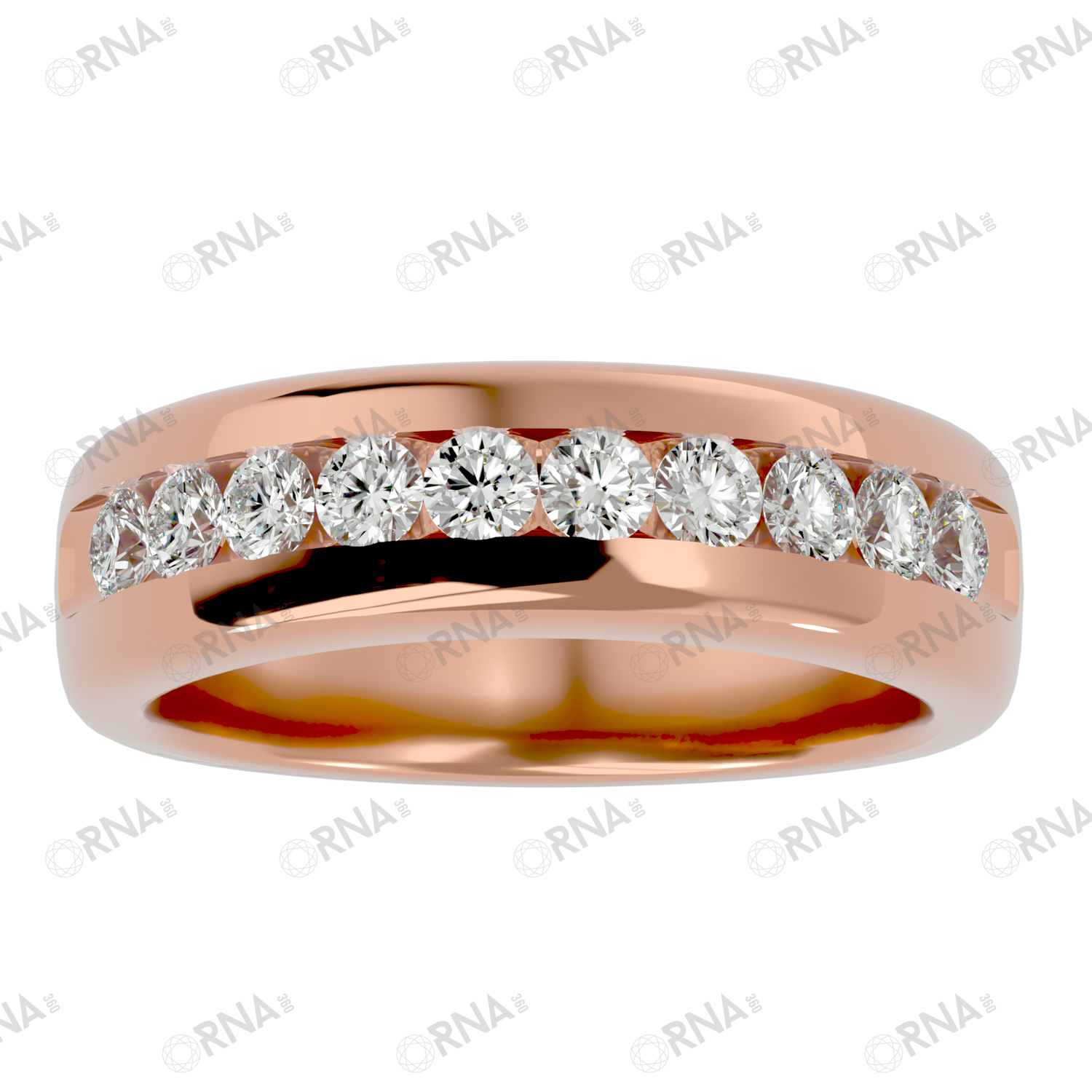 Orna Mens Studded Ring - HYMR023