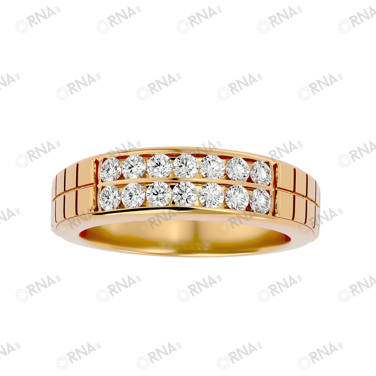 Orna Mens Studded Ring - HYMR024