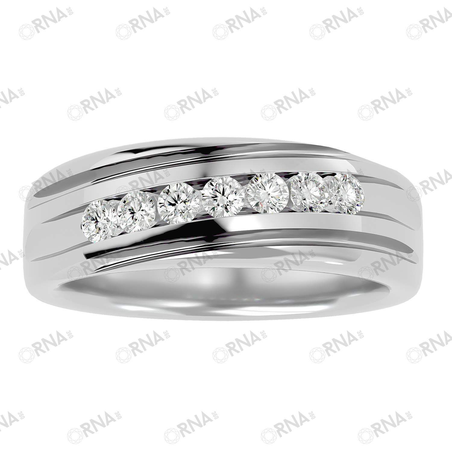 Orna Mens Studded Ring - HYMR026