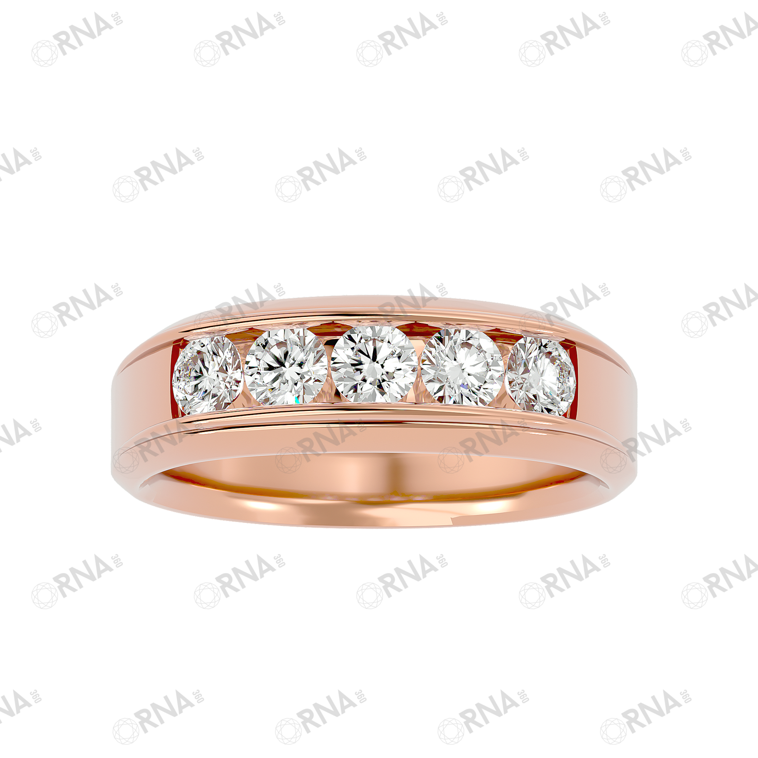 Orna Mens Studded Ring - HYMR035