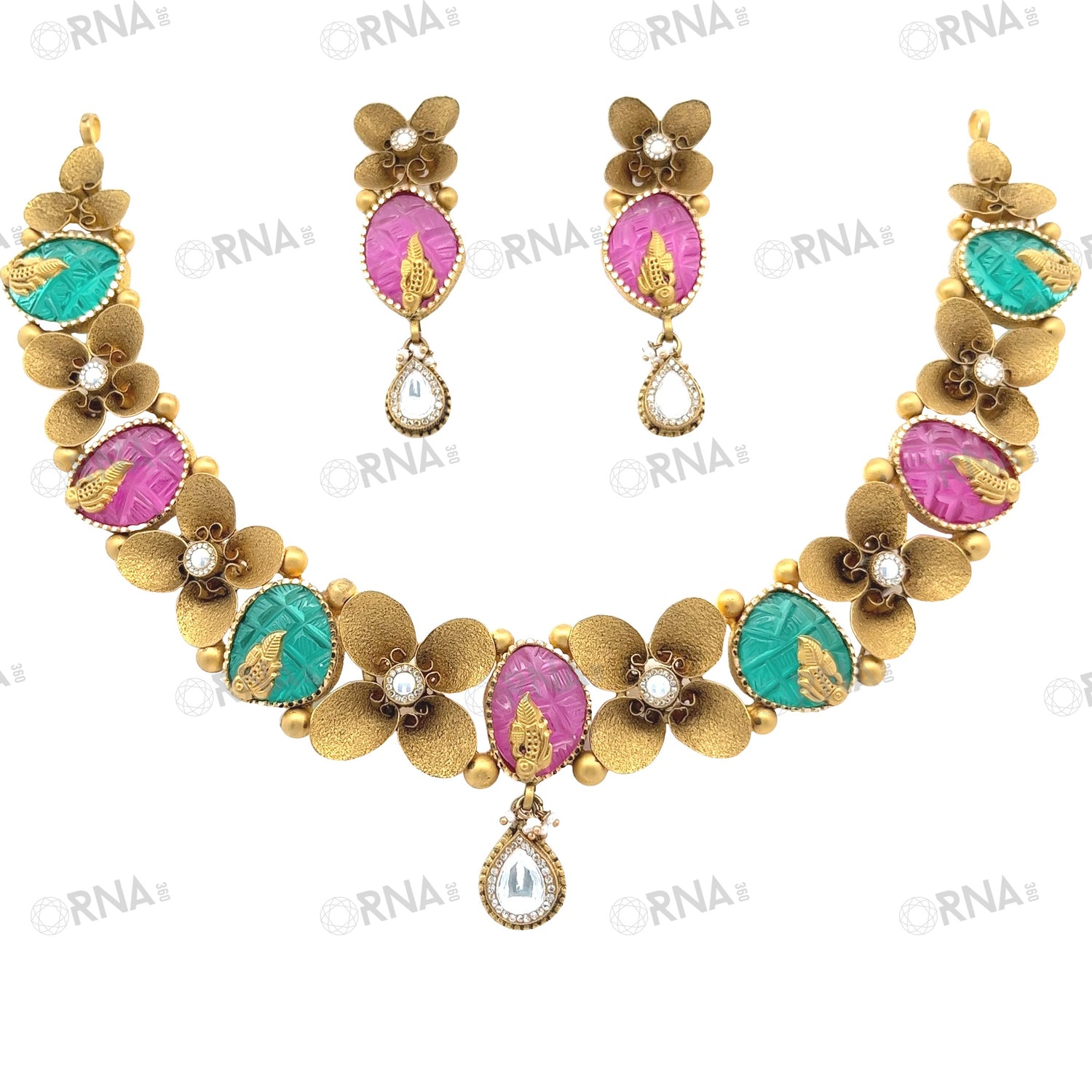 Orna Gold Necklace - PGS4392